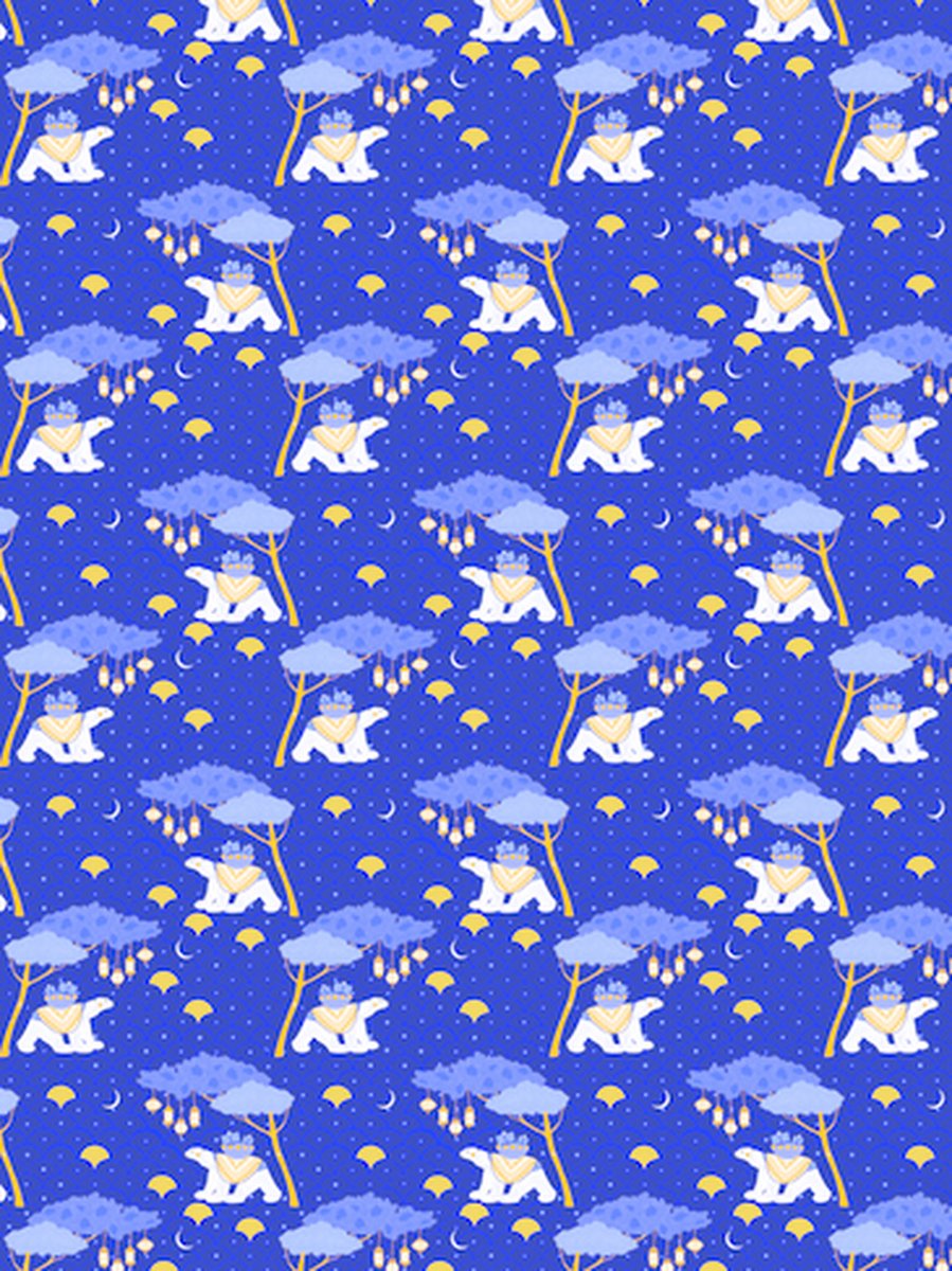 Texture Decopatch papier ijsbeer hotfoil