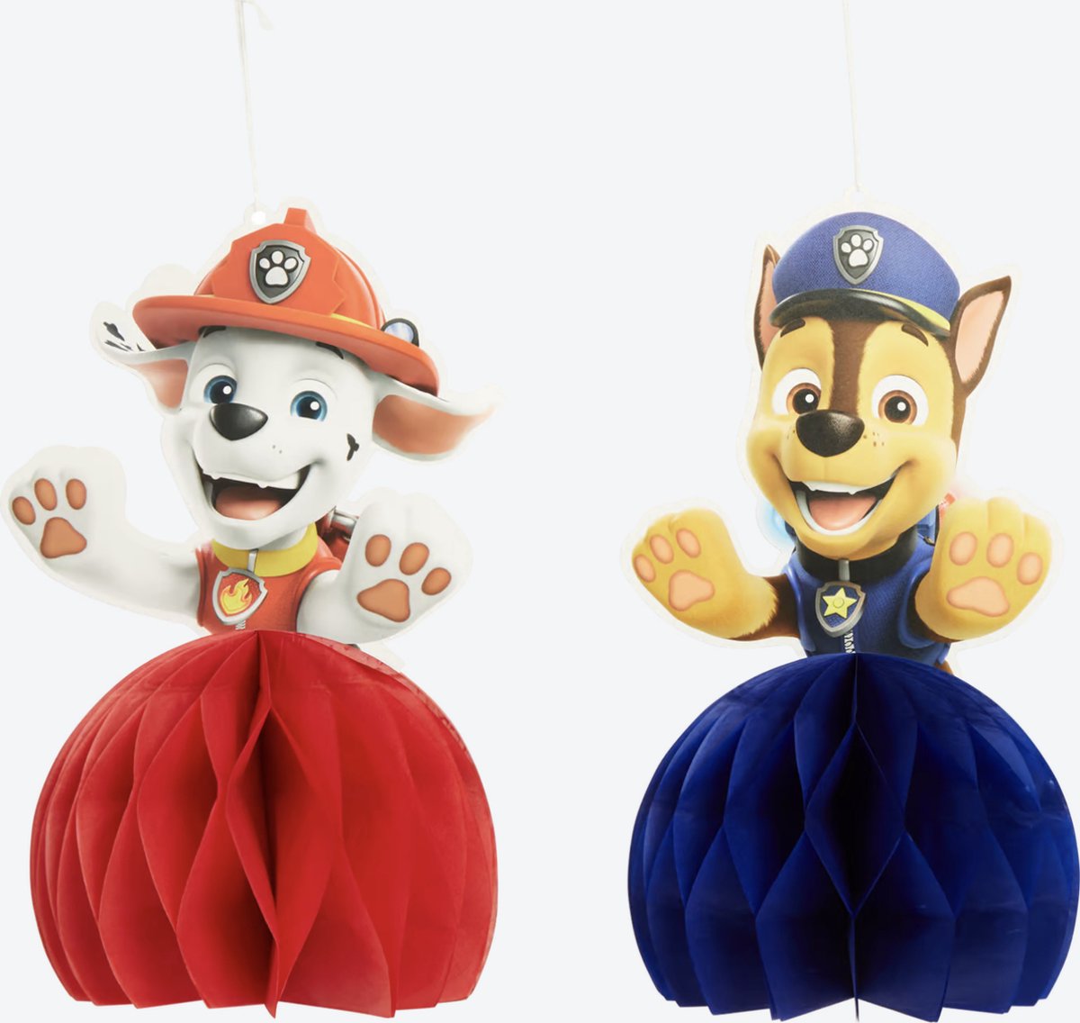 Honeycomb hangers - Feestdecoratie - paw patrol