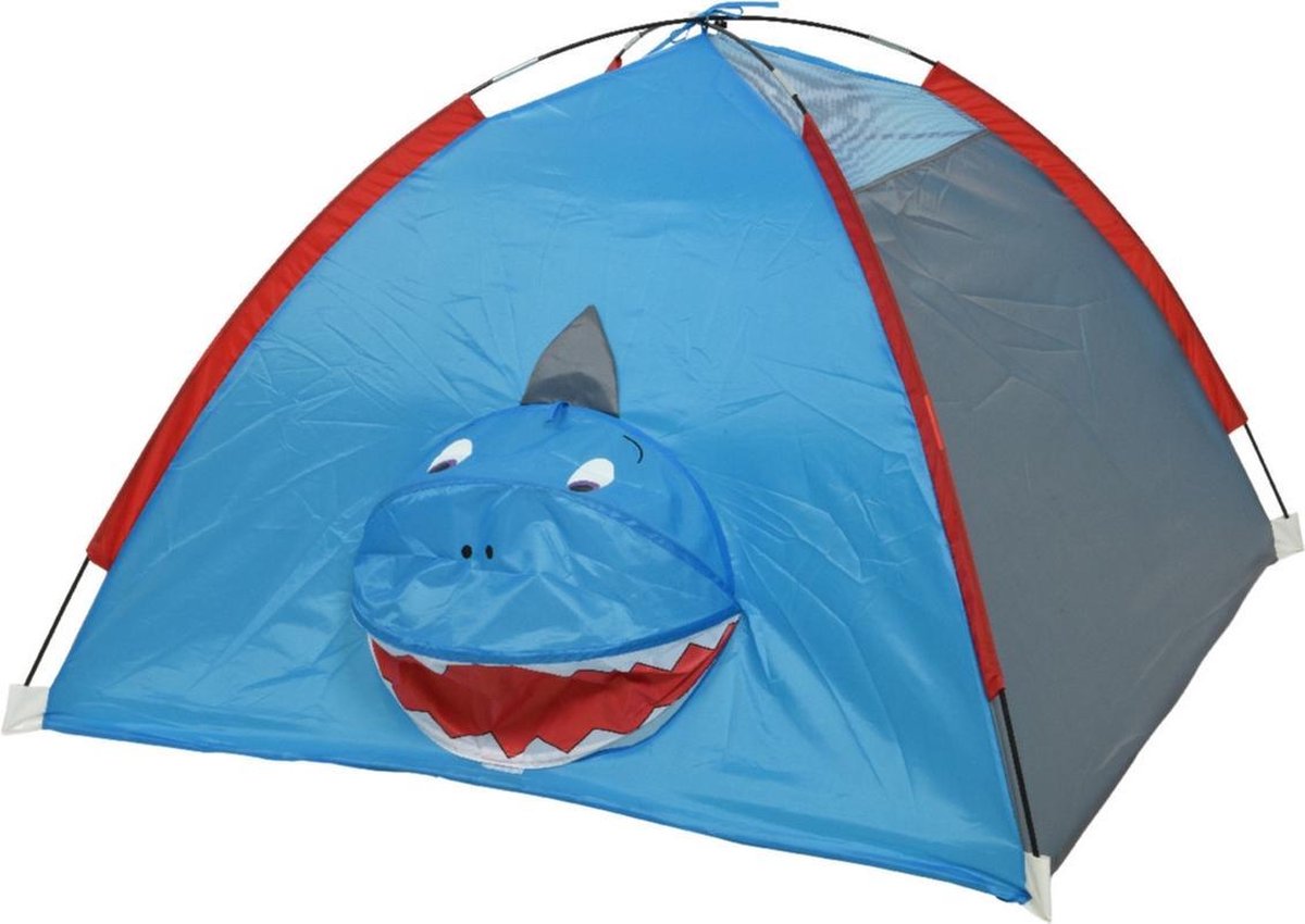 Speeltentjes/speelhuisjes/kindertentjes haai 120 x 120 x 80 cm - Kinderspeelgoed