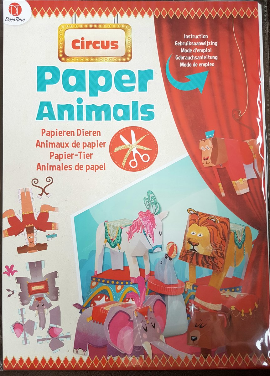 Deco Time Paper Animals knutselpakket 