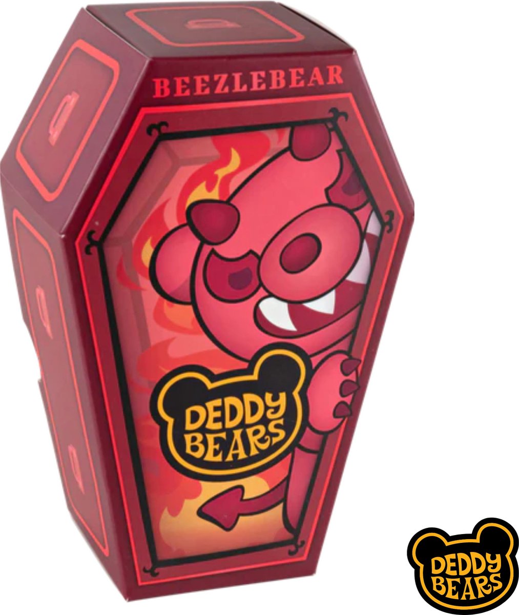 Deddy Bears - Beelzebear knuffel - 12 cm - Pluche