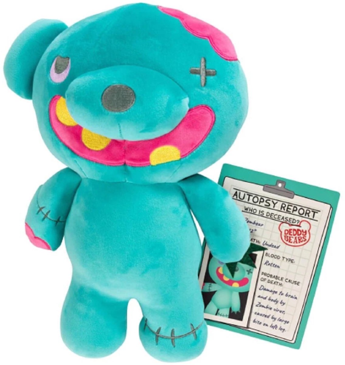 Zombear - Deddy Bear Body Bag Pluche Knuffel 30 cm - Speelgoed Knuffels Jongens Meisjes Kinderen - Deddy Bears Plush Toy - Deddy Bag Teddybeer Knuffelbeer