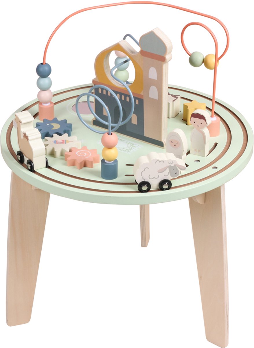 Activiteiten tafel - Houten Speelgoed -   - Moskee - Montessori - Peuter speelgoed