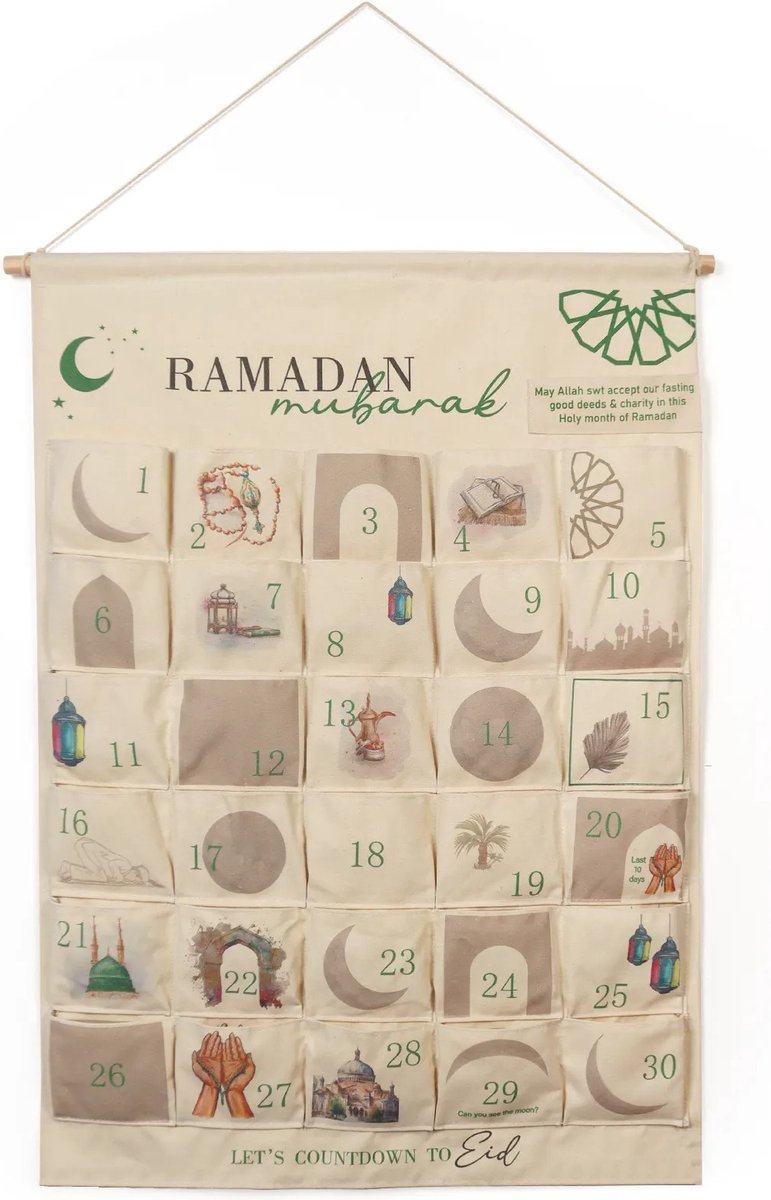 Deen Play - Ramadan Kalender - Mubarak - Eid - Islam - Moskee -
