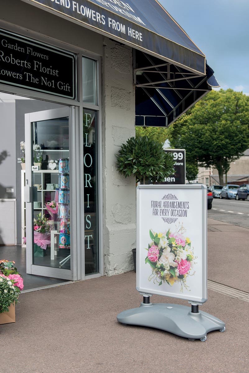   A1 stoepbord met voet