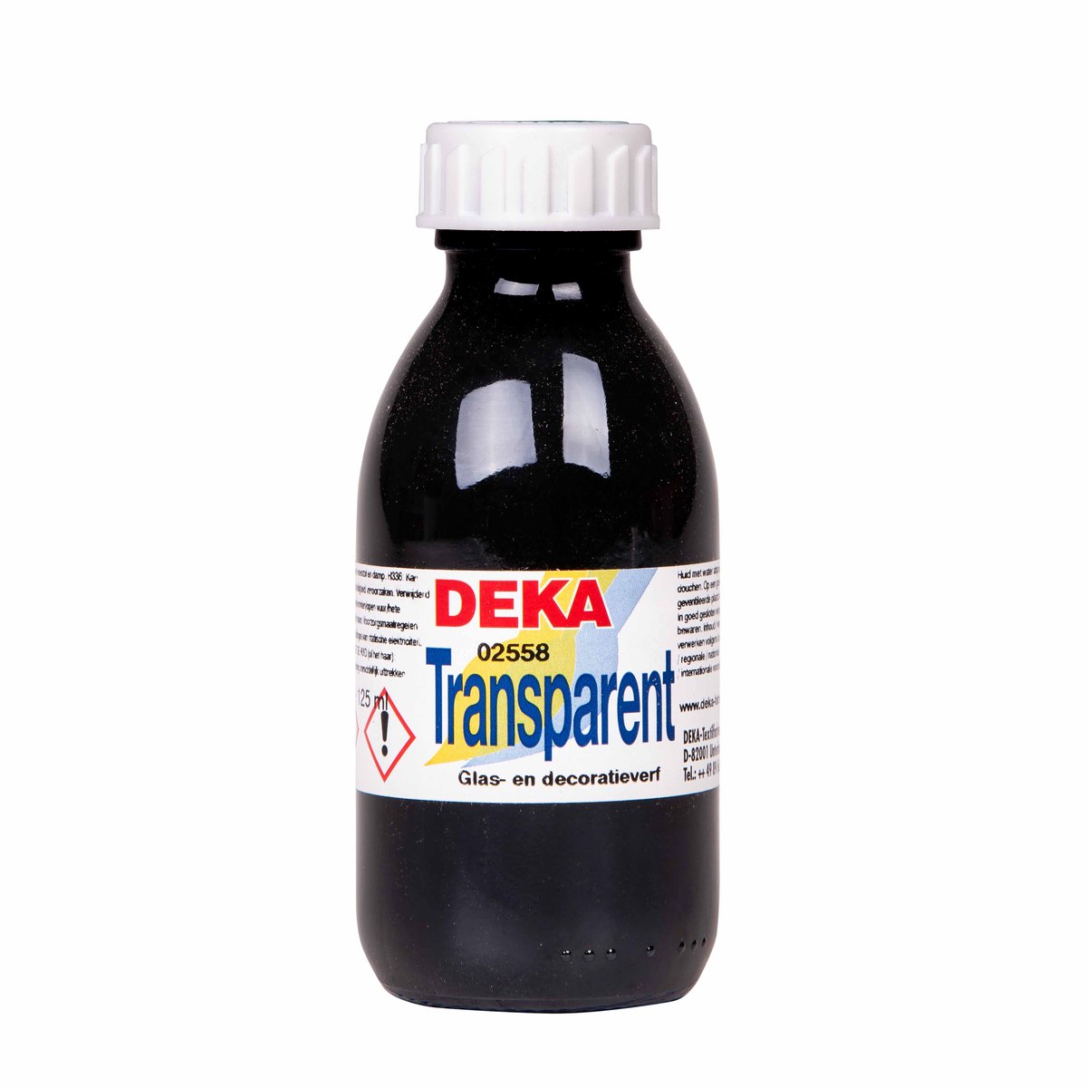 Glasverf Deka transparant 125 ml aqua (02558)
