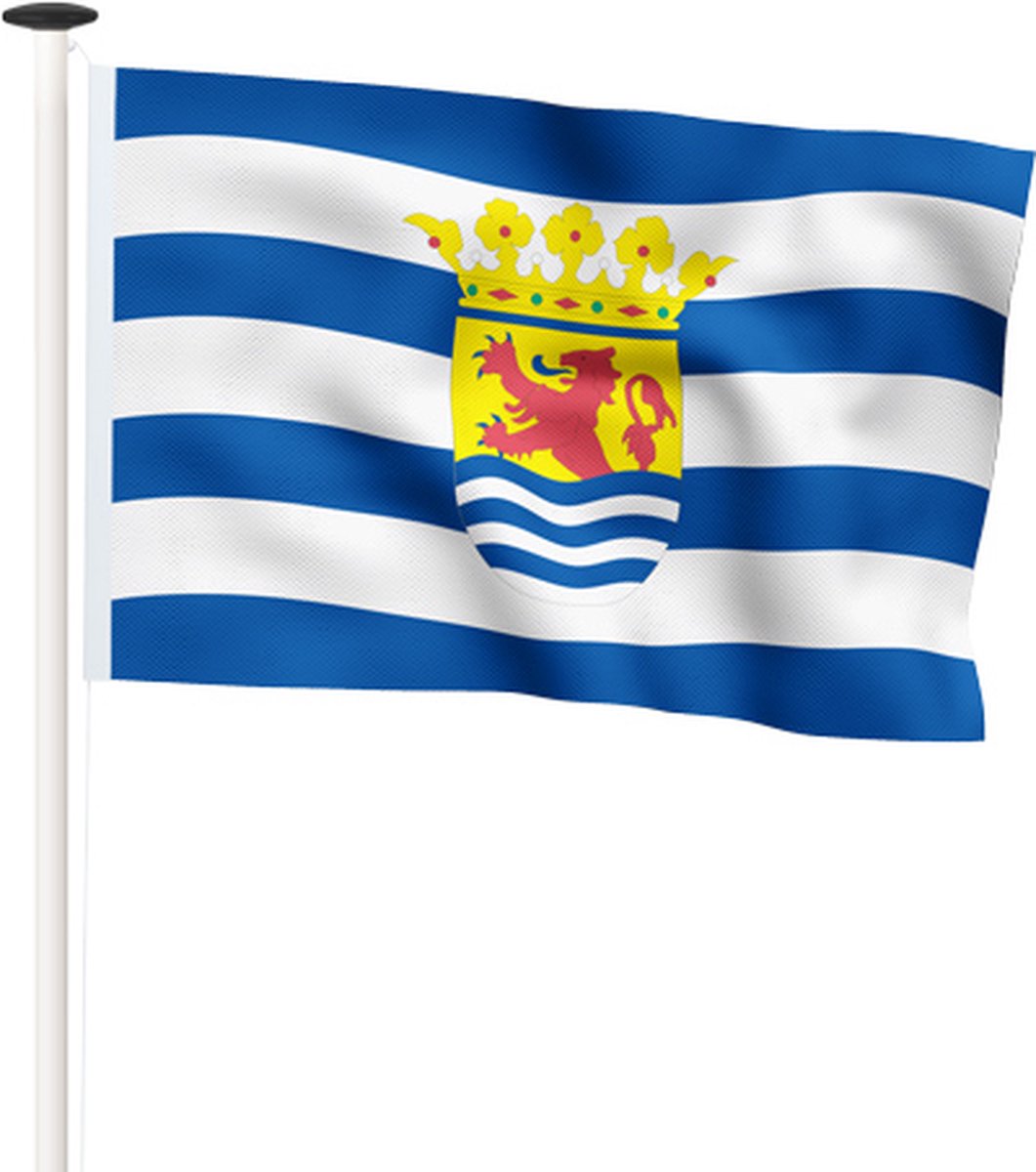 NR 203: provincievlag Zeeland 100x150 cm zware kwaliteit