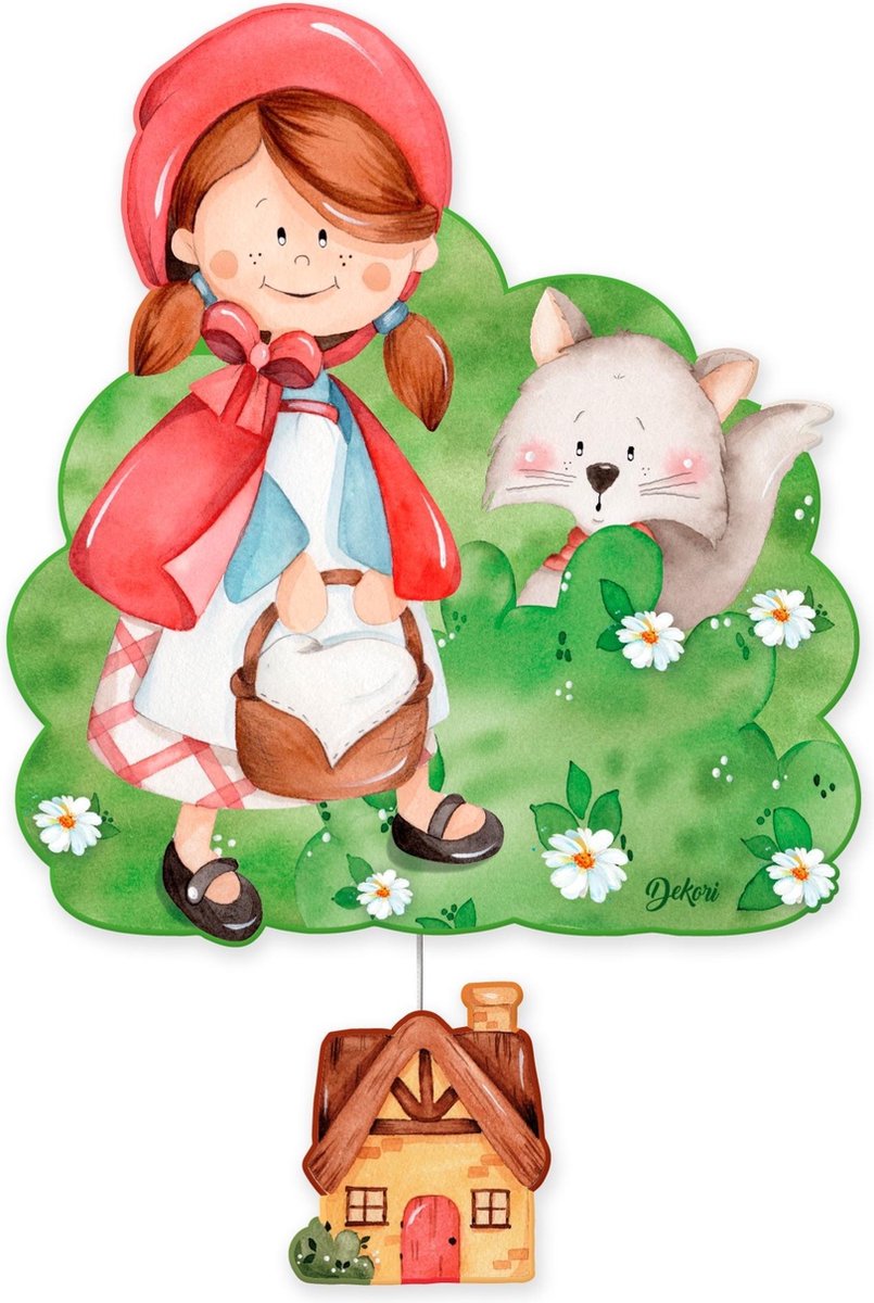   Muziekdoos Roodkapje Junior 23 X 32 Cm Hout