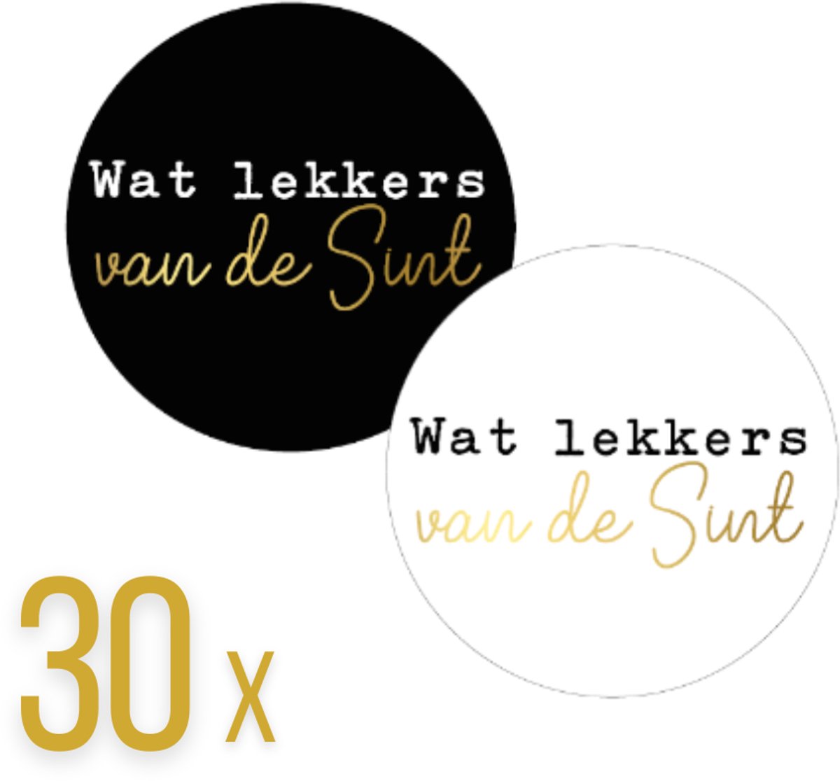 Delfts Roze - Sinterklaas decoratie - Sinterklaas stickers - Sint stickers - 30 stuks