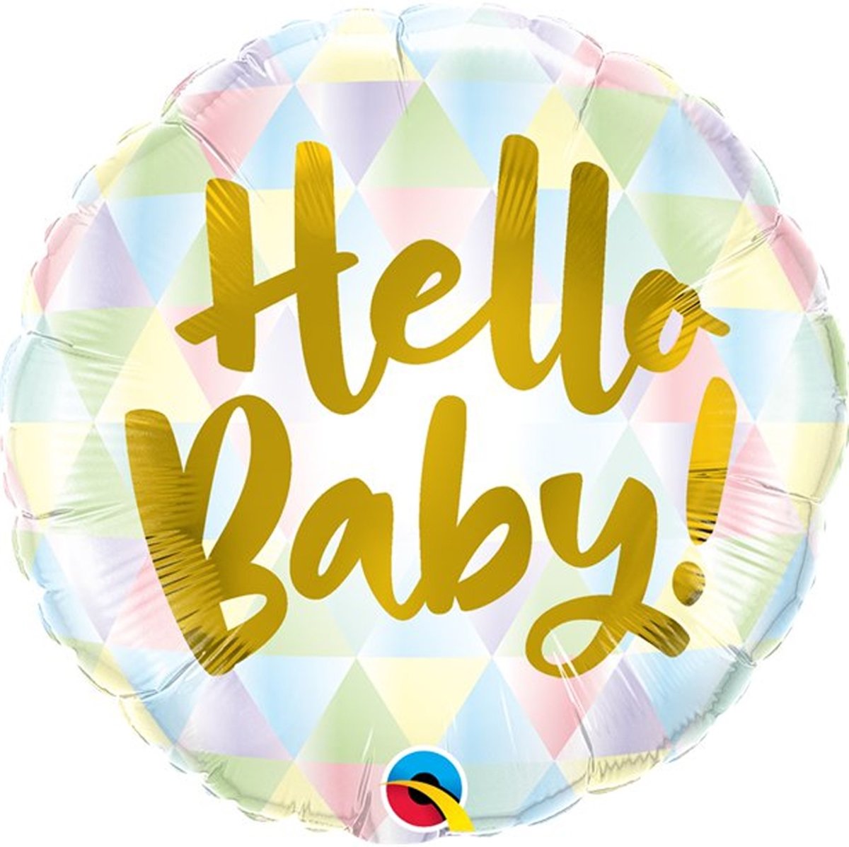 Folie ballon Hello Baby Pastel - 46 cm