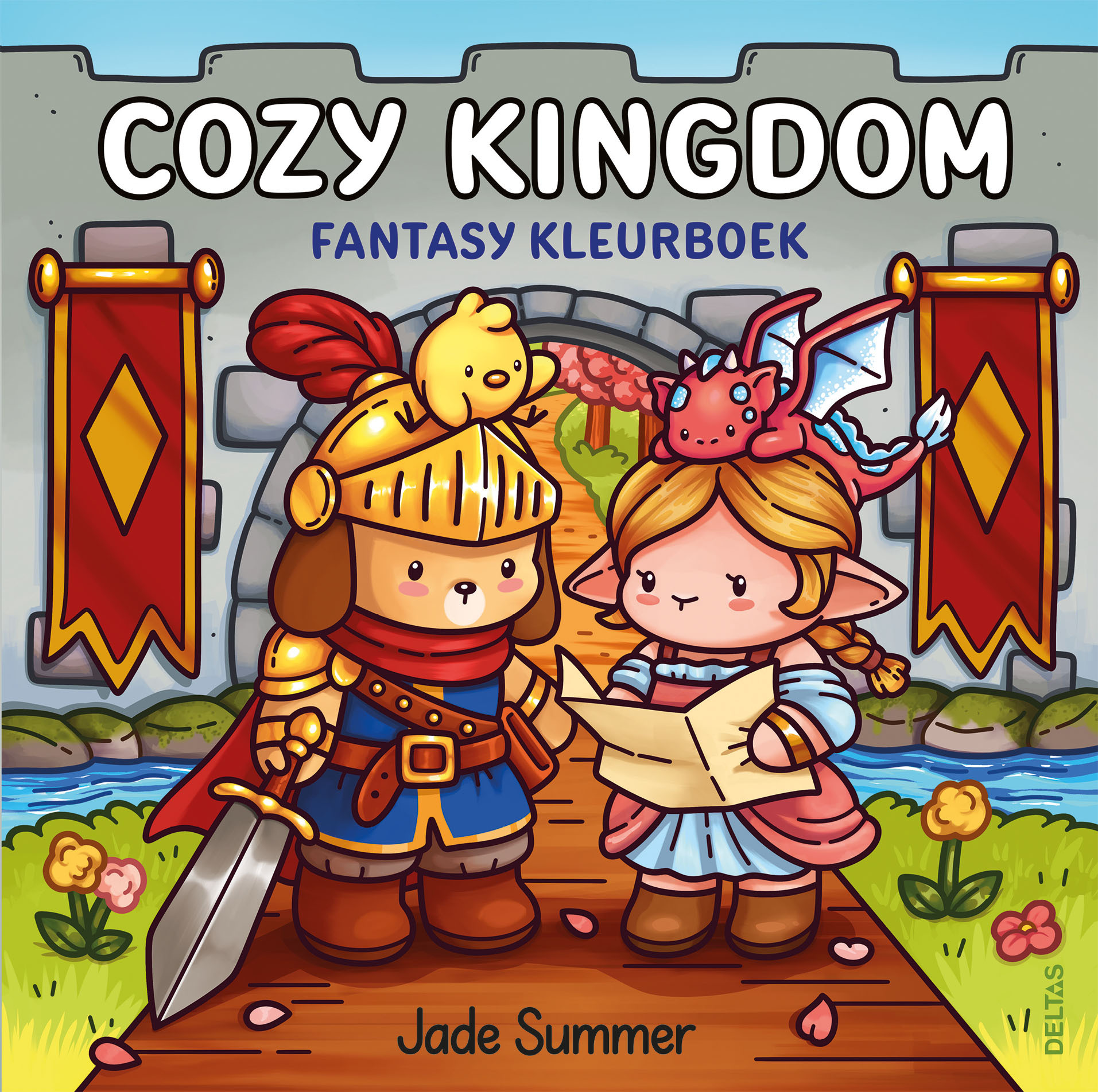 Deltas Cozy Kingdom Fantasy kleurboek Jade Summer