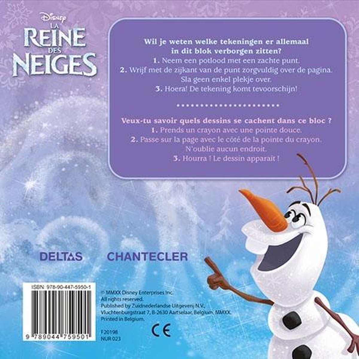 Disney Super Magic Toverkrasblok Frozen / Disney Super Magic Bloc Magique Frozen