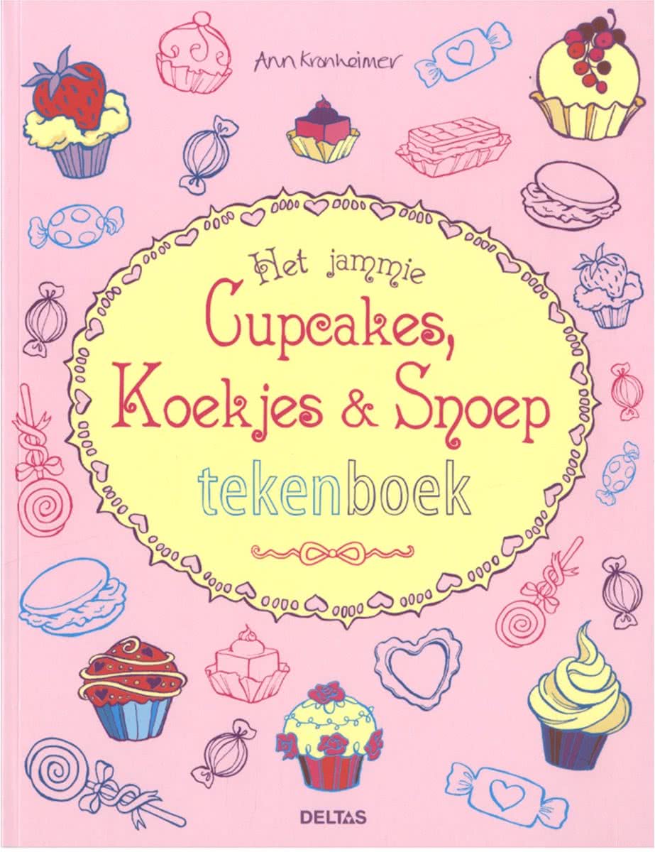 Het Jammie Cupcakejes, Koekjes En Snoep Tekenboek