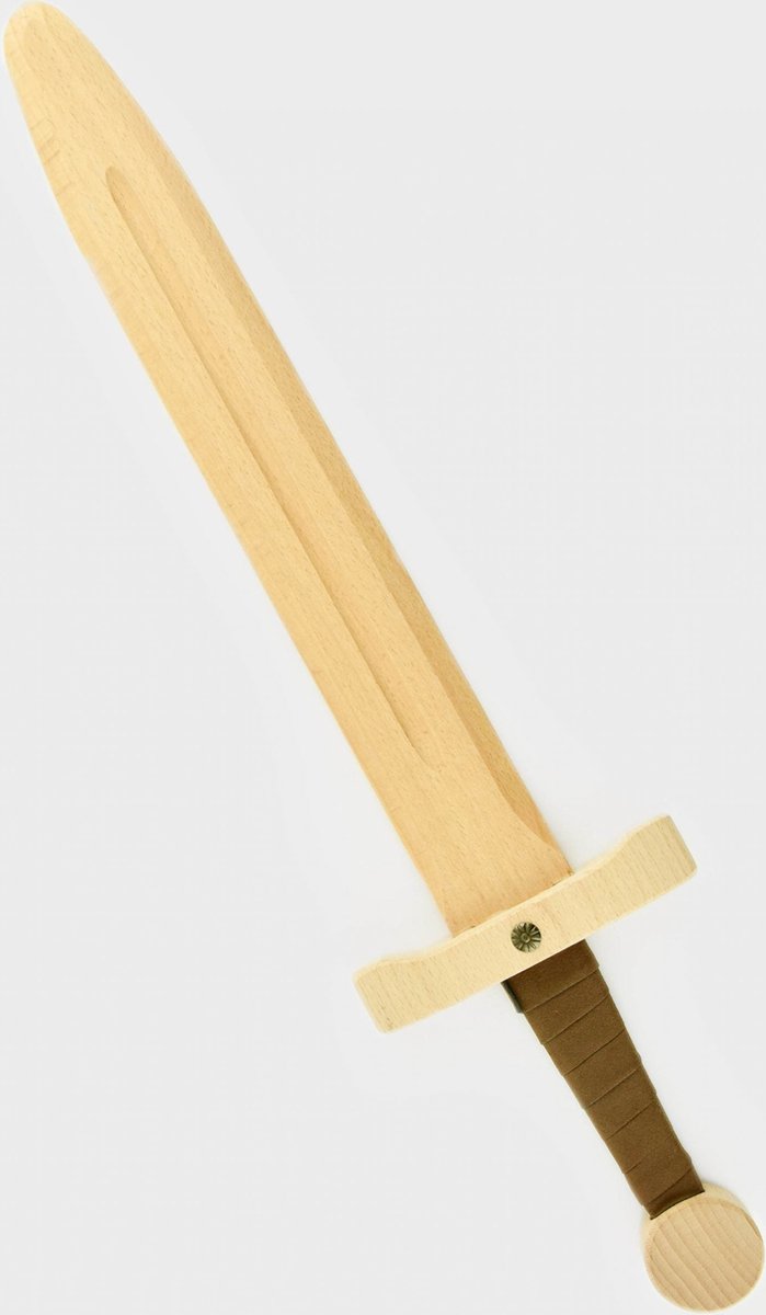 Den Goda Fen Verkleedkledij Houten Speelzwaard - 50cm - Beige