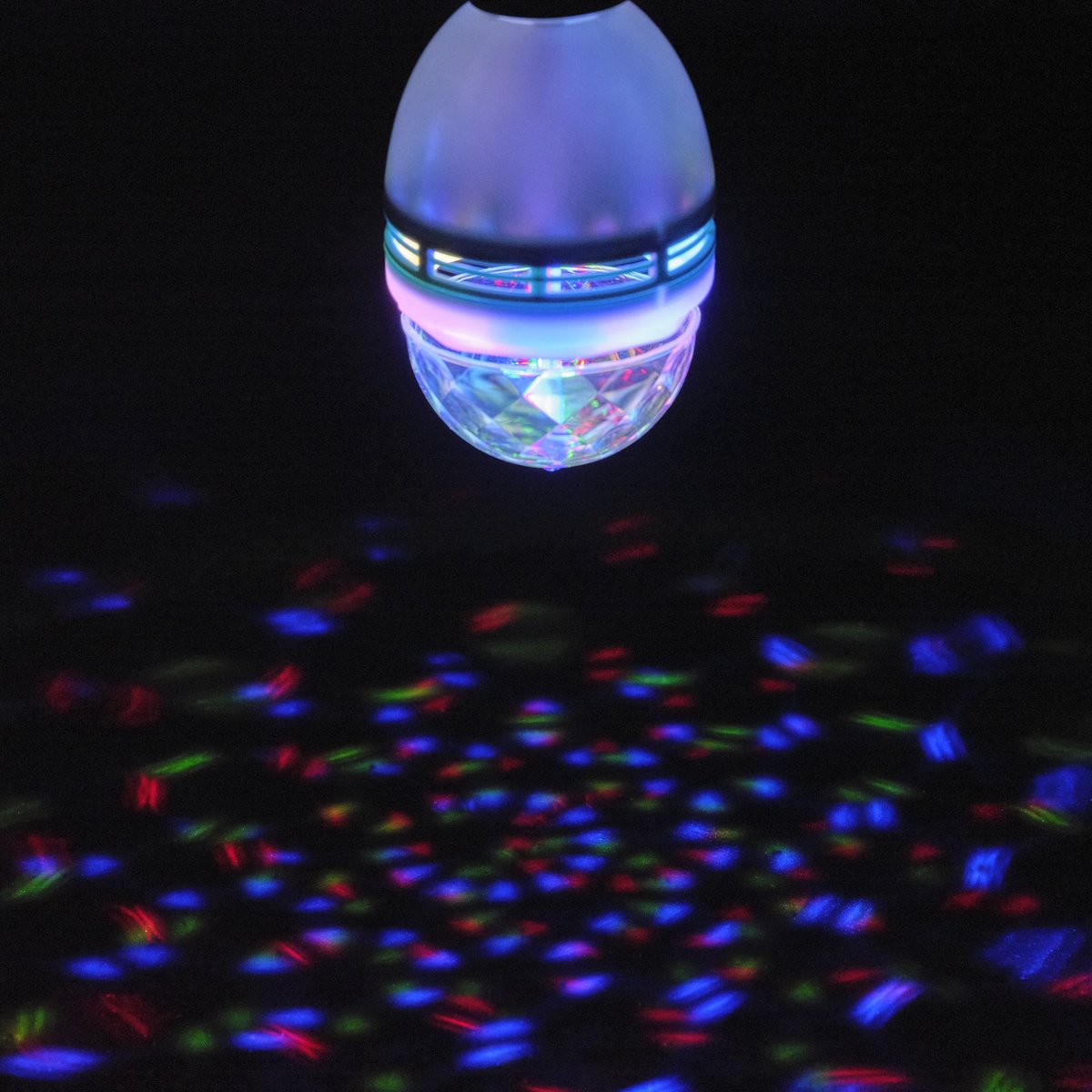 Denver Discolamp - LED Lamp - Roterende Discolamp - Party Light - LBP317 - Wit