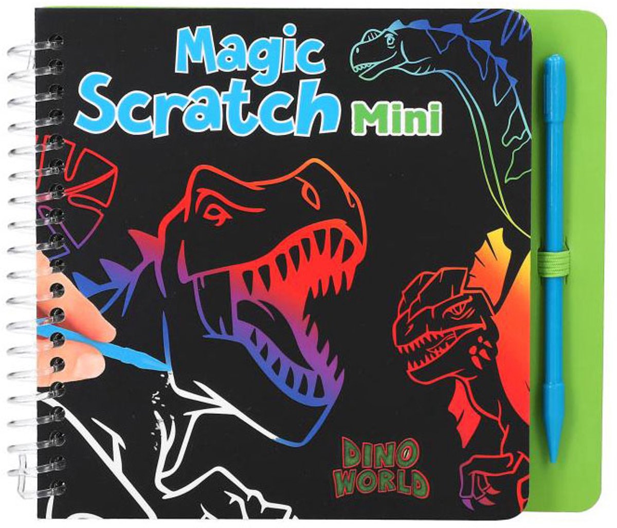 Dino World Mini Magic Scratchboek