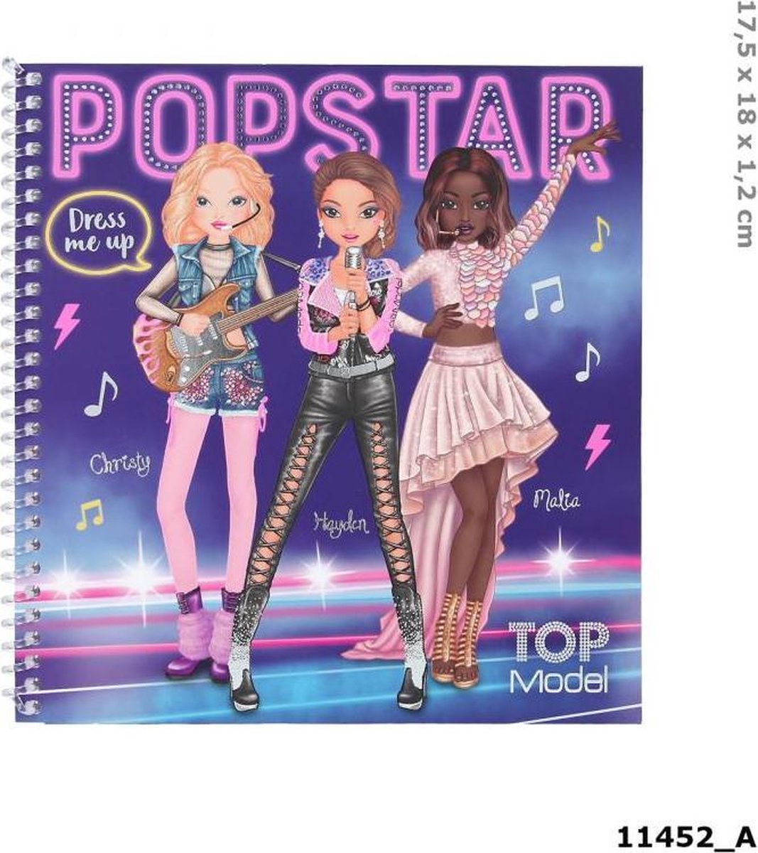 TOPModel Dress Me Up stickerboek POPSTAR
