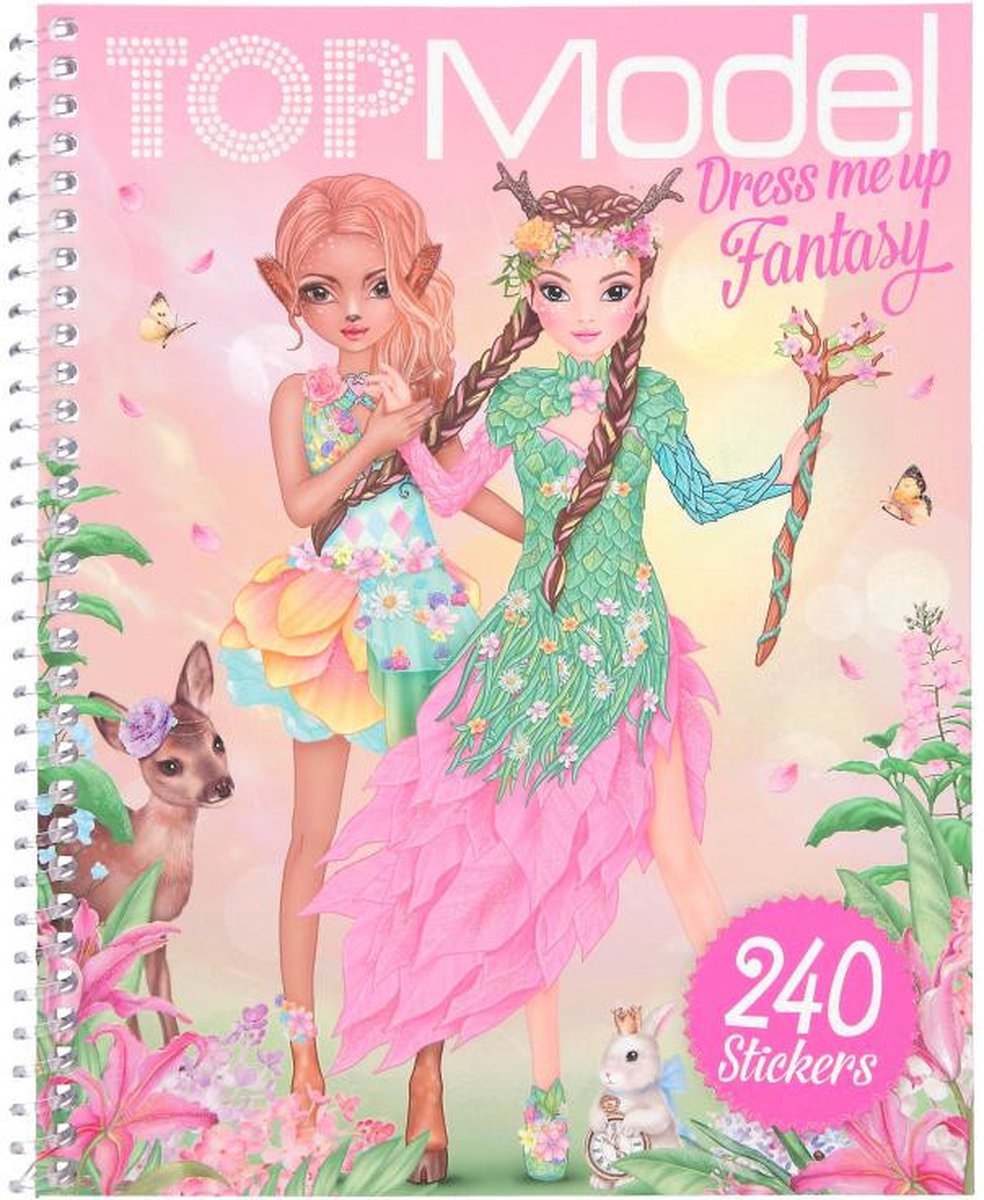 Top Model dress me up fantasy stickerboek