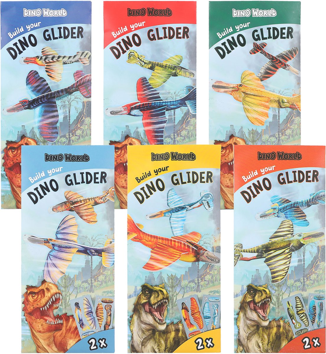 Depesche - Dino World Build your Dino glider - zweefvliegtuigje