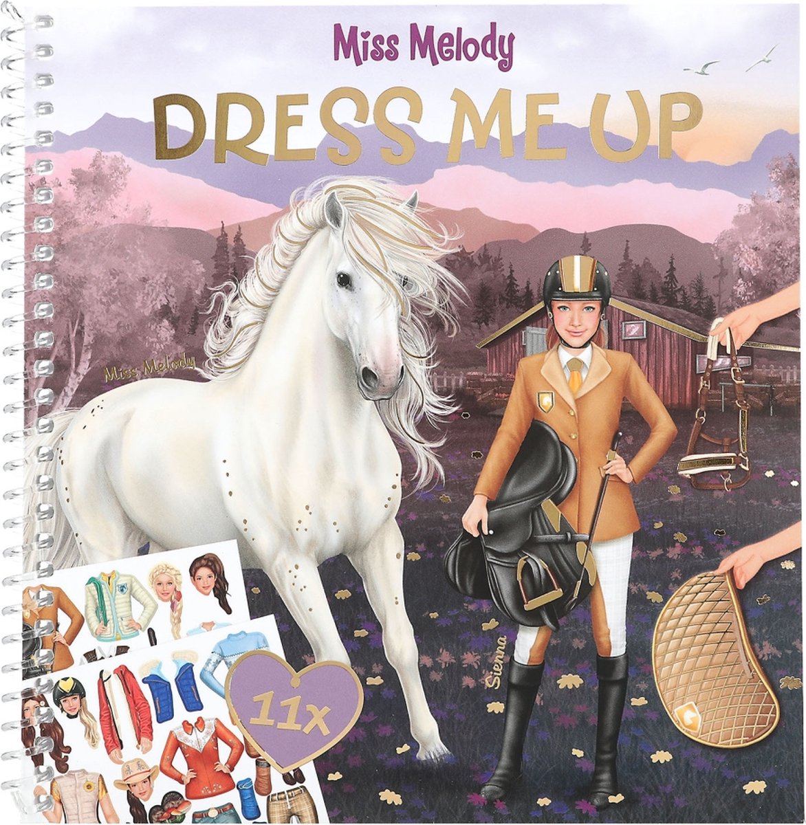 Depesche - Miss Melody Dress Me Up - stickerboek
