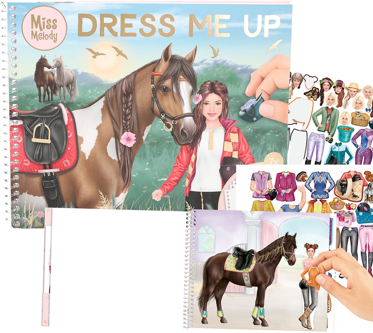 Depesche - Miss Melody Dress me up stickerboek