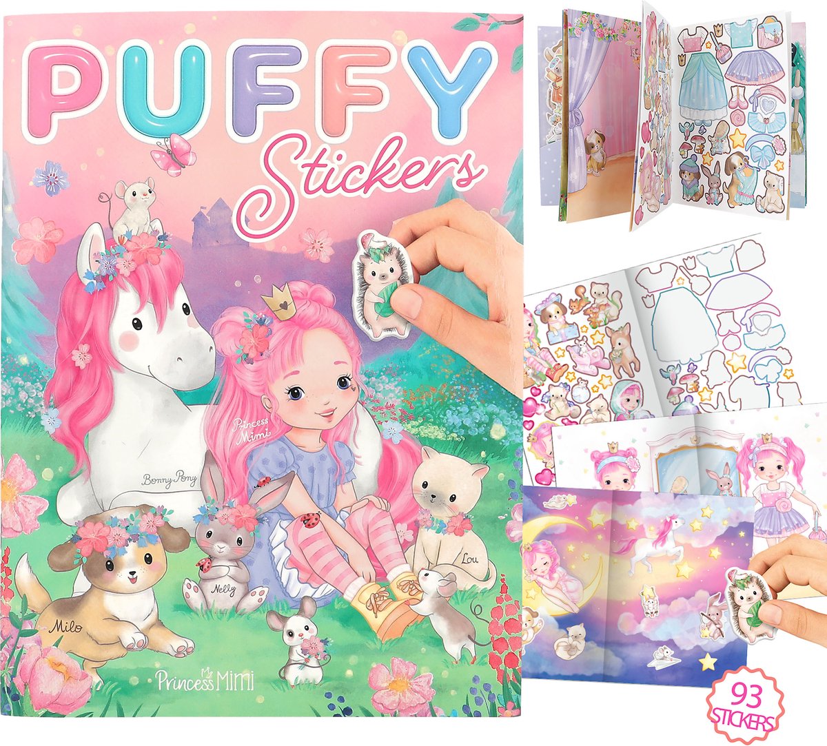 Depesche - Princess Mimi puffy stickerboek