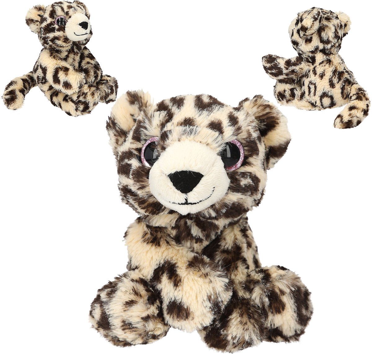 Depesche - SNUKIS knuffel luipaard - 25 cm