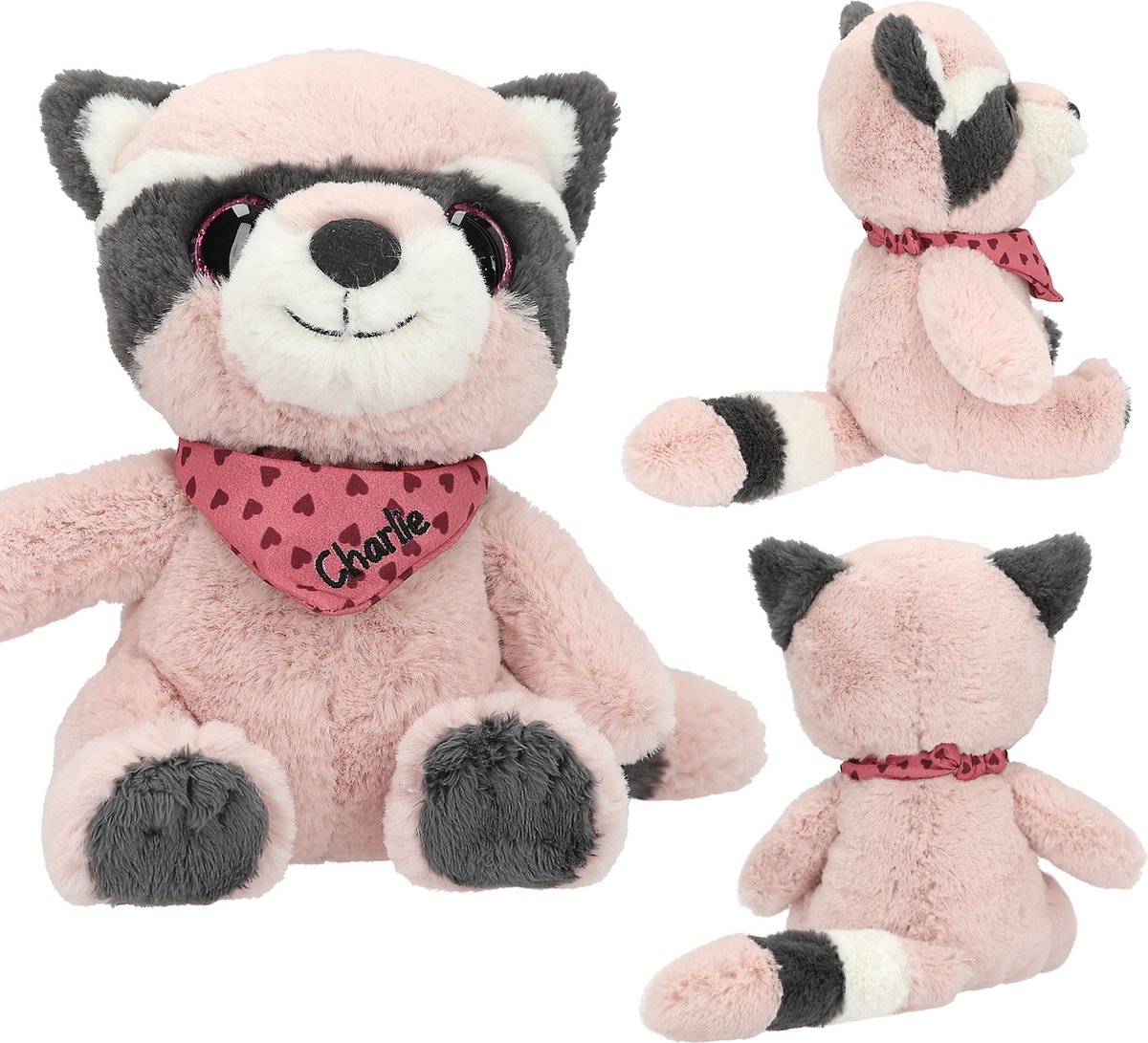 Depesche - SNUKIS knuffel wasbeer - 18 cm