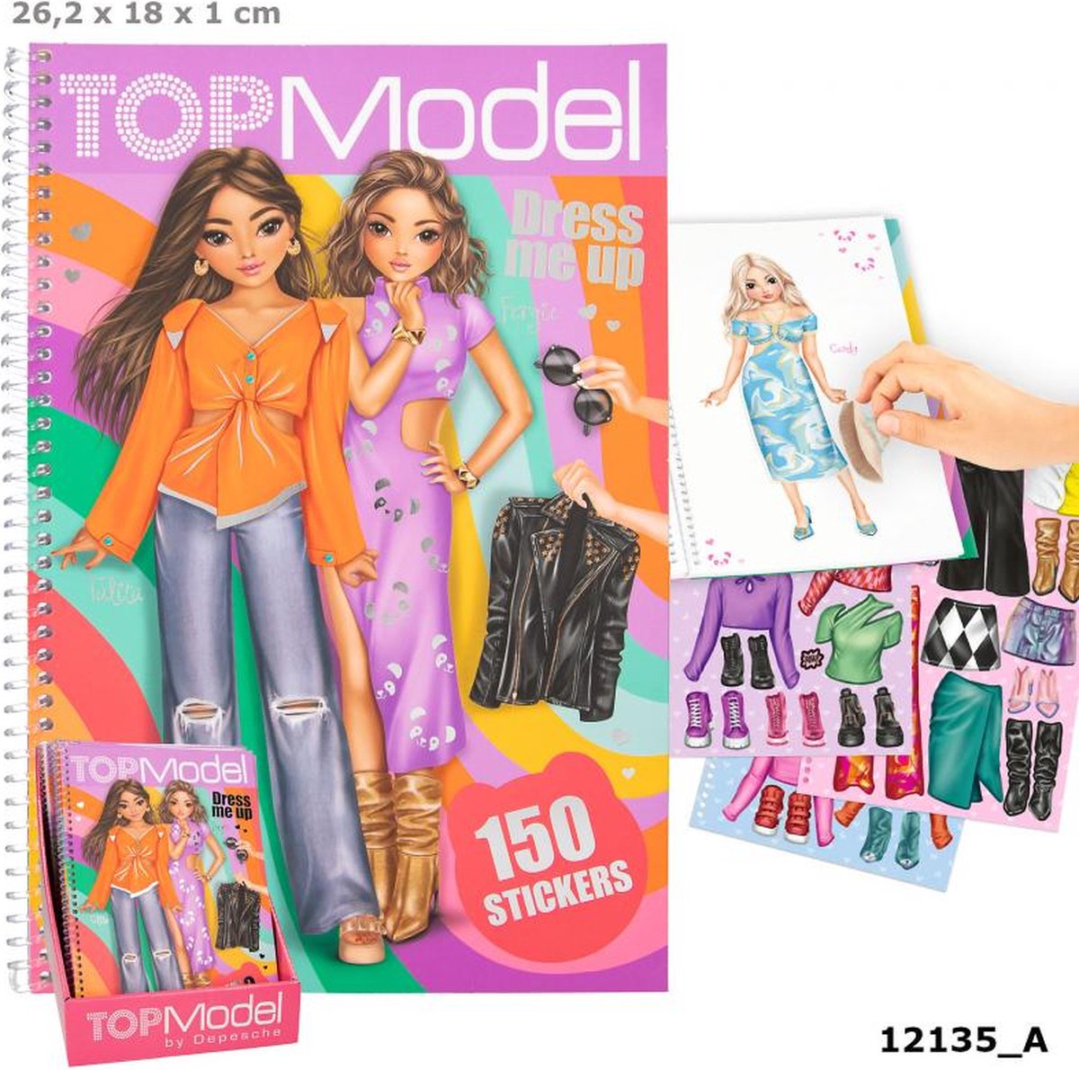 Depesche - TOPModel Dress Me Up groot Cut Out - stickerboek
