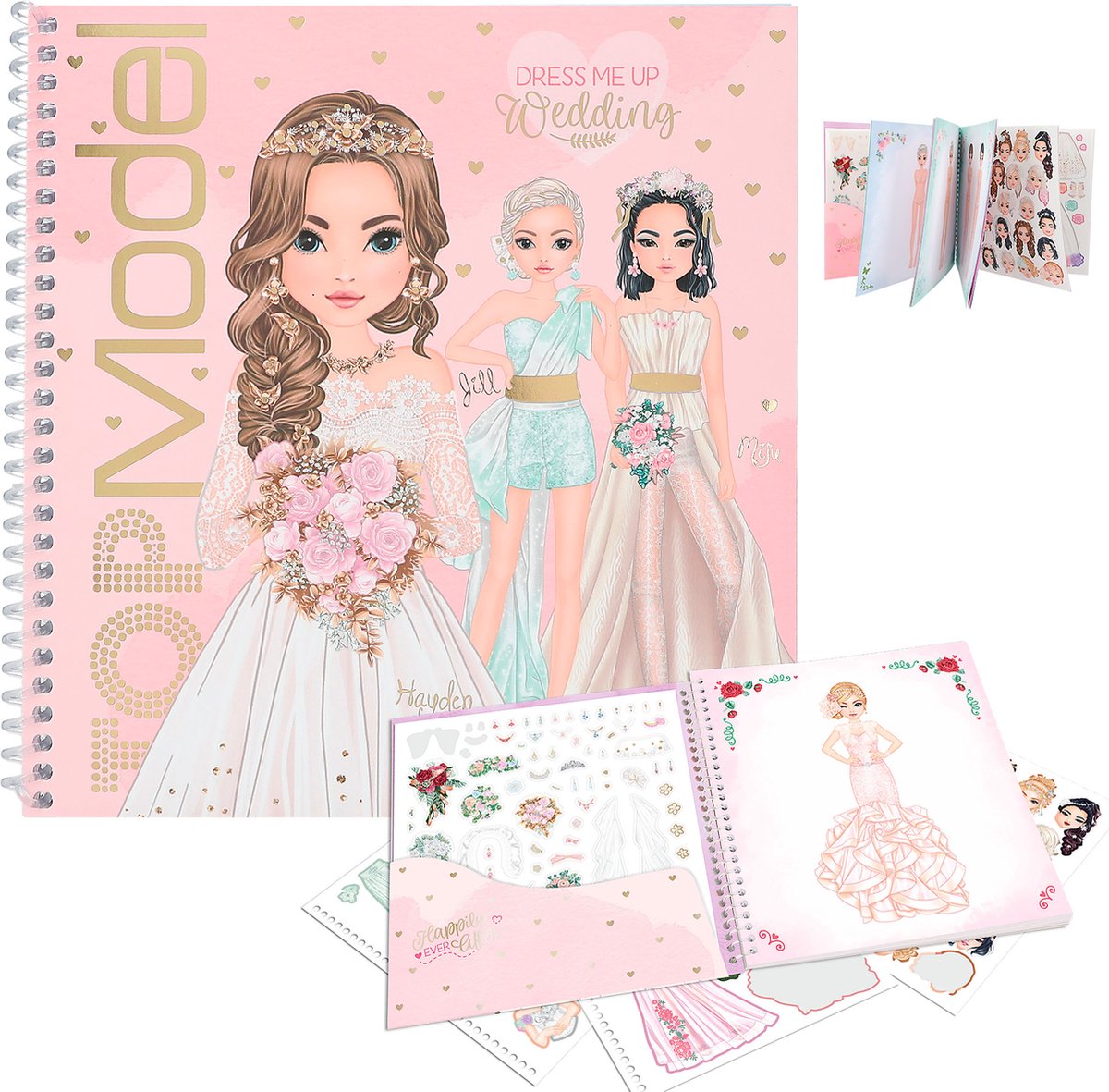 Depesche - TOPModel Dress Me Up stickerboek Wedding