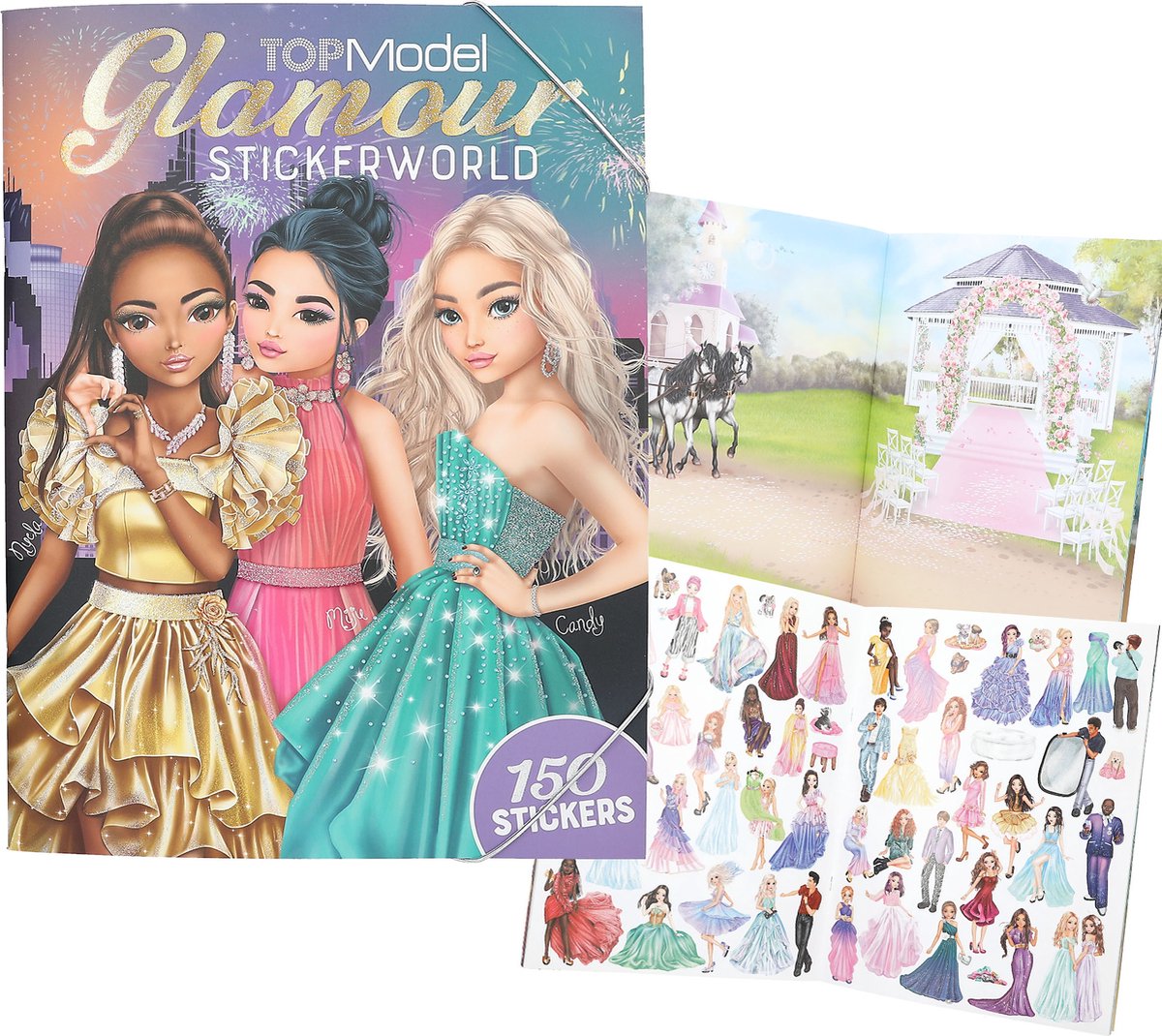 Depesche - TOPModel Glamour Stickerworld - stickerboek