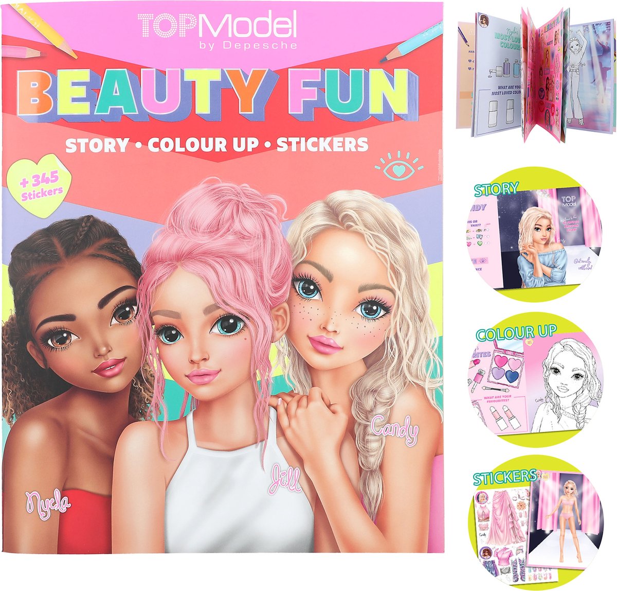 Depesche - TOPModel kleurboek - BEAUTY FUN