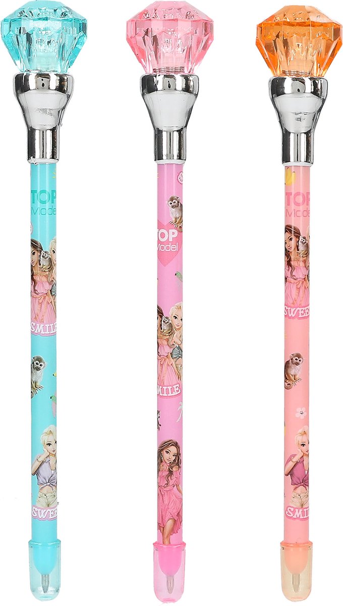 Depesche - TOPModel pen met lampje - JUICY - 1 stuk
