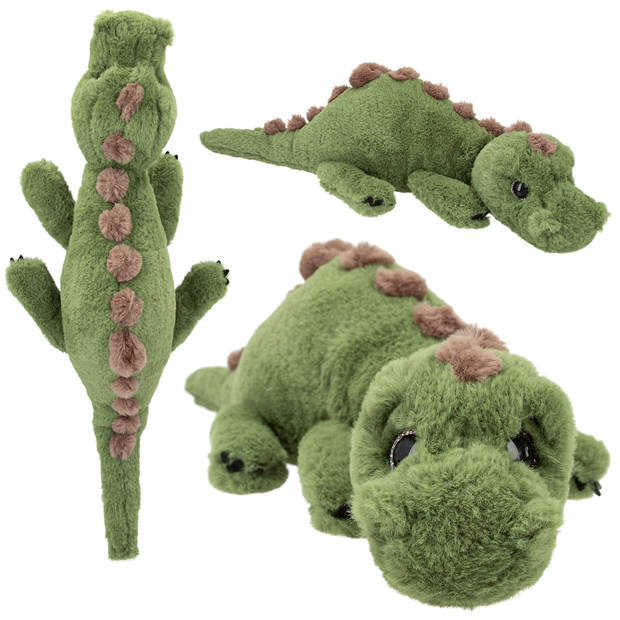 Depesche Dino World knuffel dino groen 50 cm
