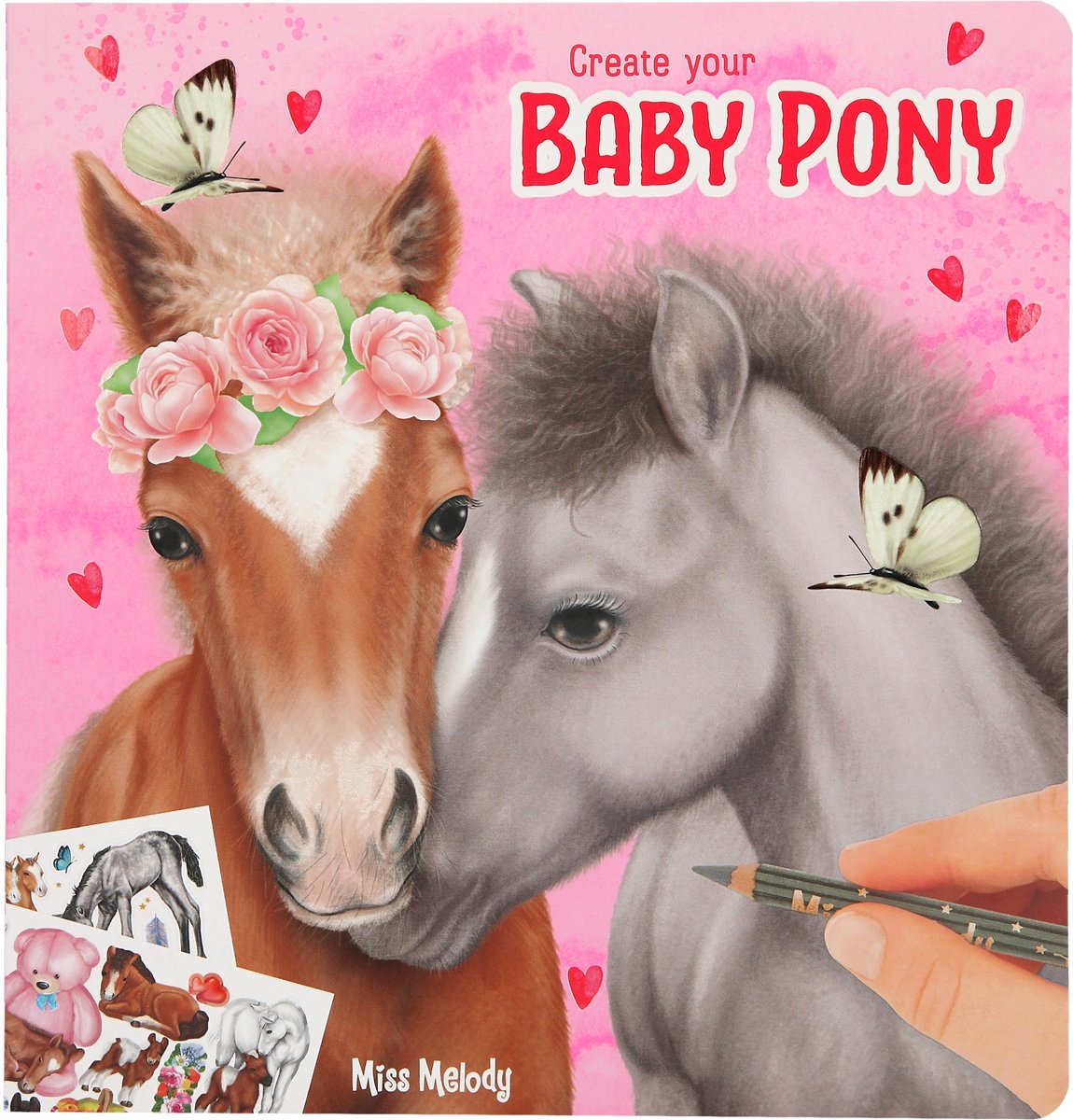 Miss Melody Create your Baby Pony kleur/stickerboek