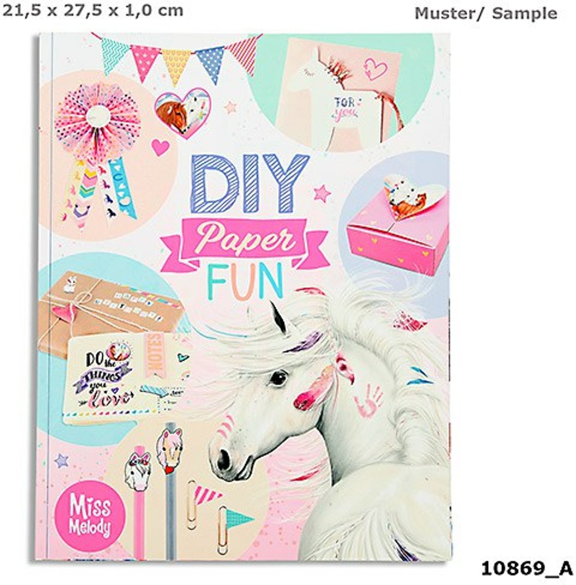 Miss melody diy paper fun book
