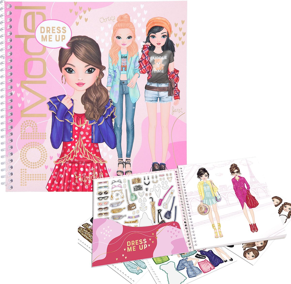 TOPModel Dress Me Up stickerboek