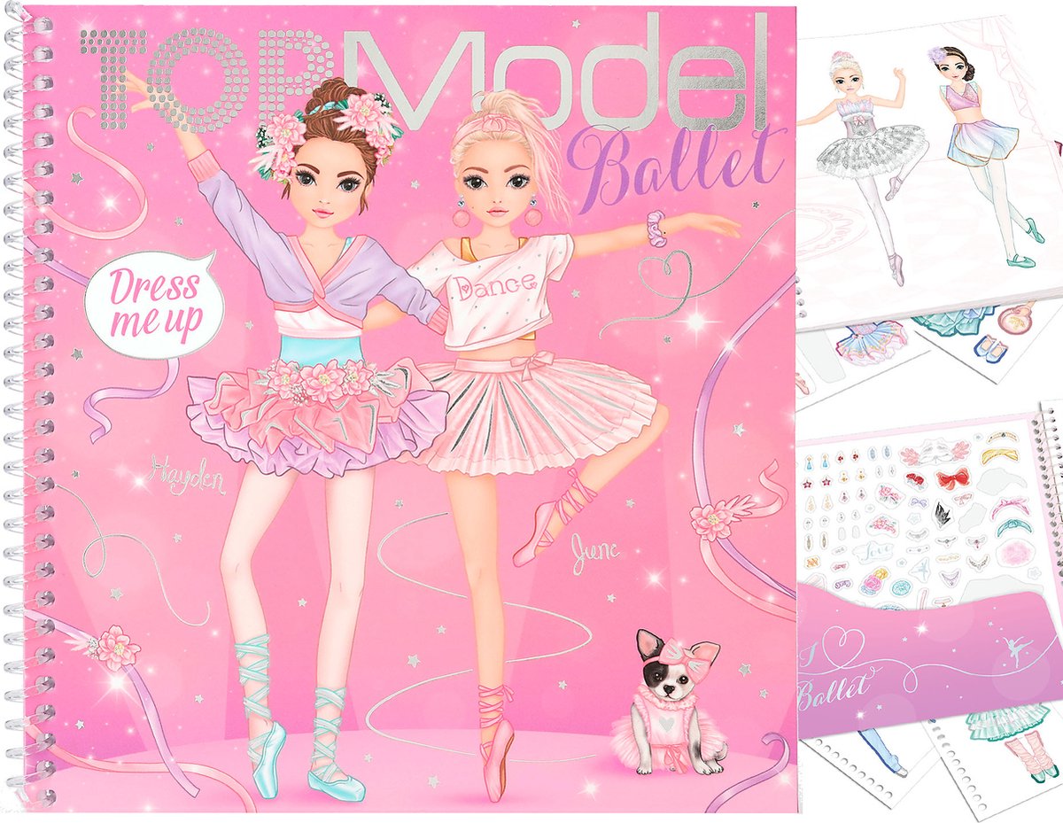 TOPModel Dress Me Up stickerboek BALLET