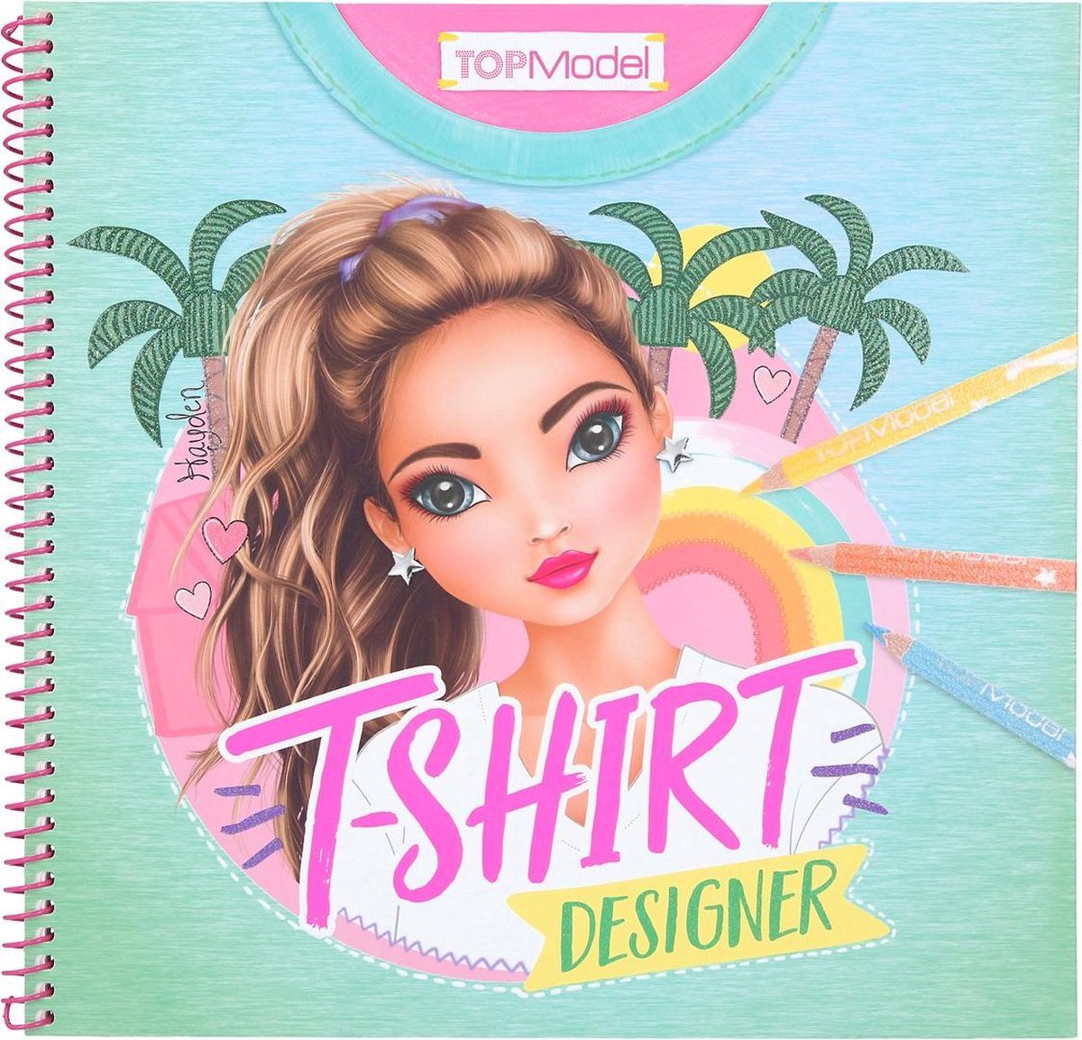 TOPModel T-shirt Designer kleuboek