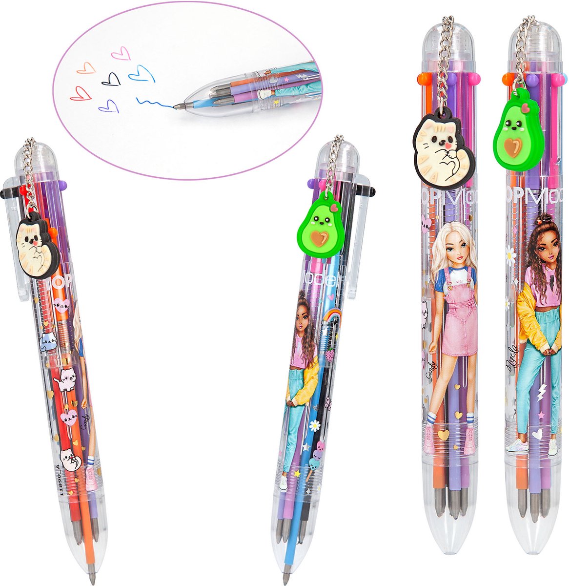 TOPModel gelstift met 6 kleuren