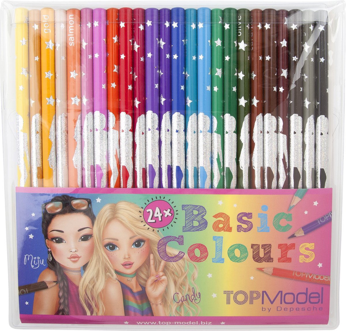 TOPModel kleurpotloden, 24 stuks