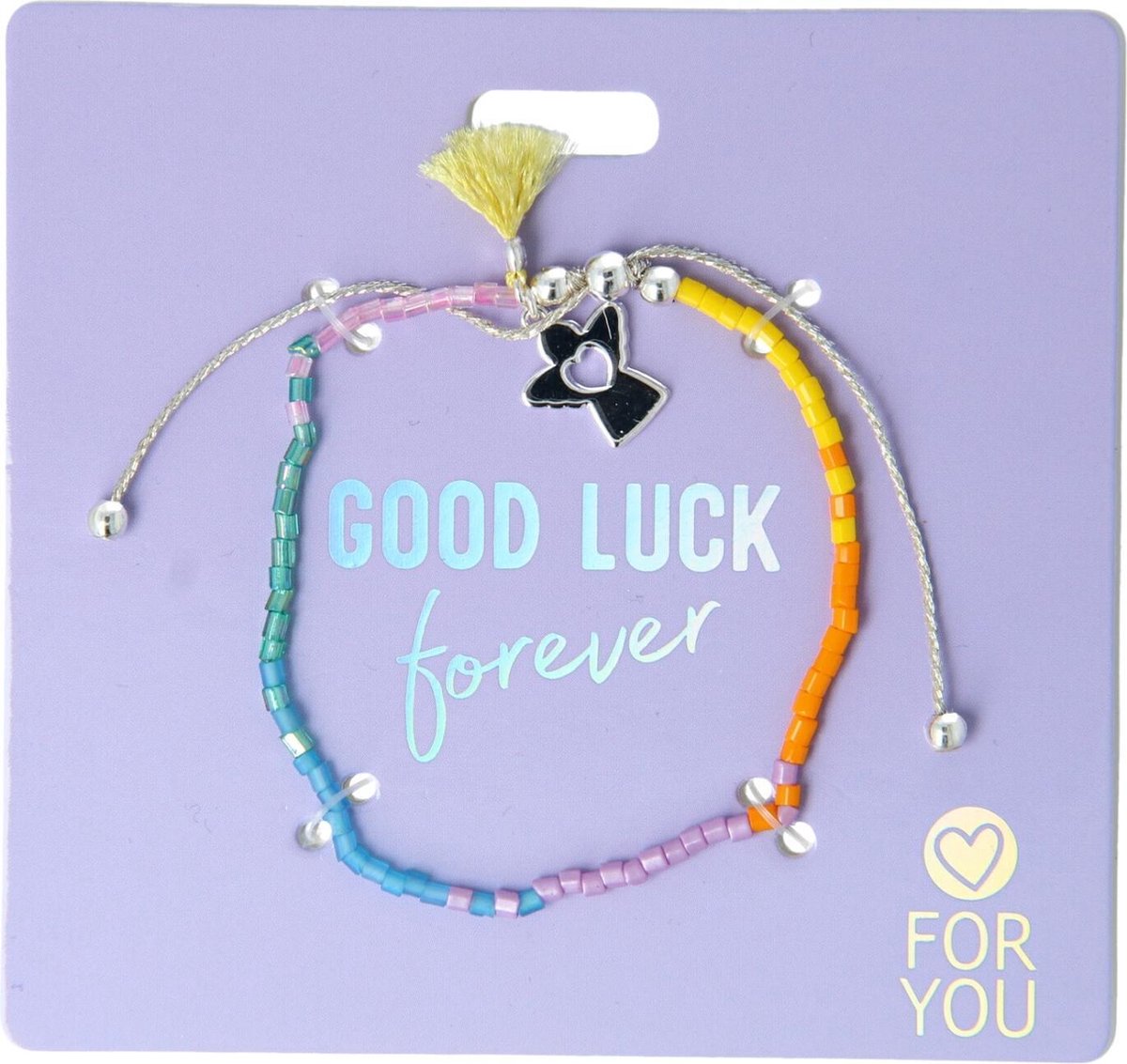Trend kralenarmband Protection & Love Good Luck Forever