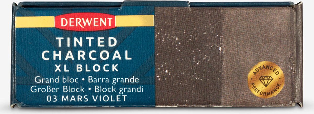Derwent - XL Tinted Charcoal Block 3 Mars Violet