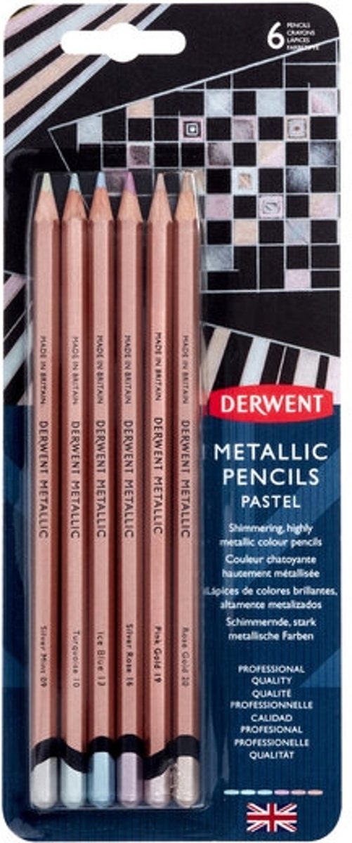 Derwent Metallic Pastel Blister (6)