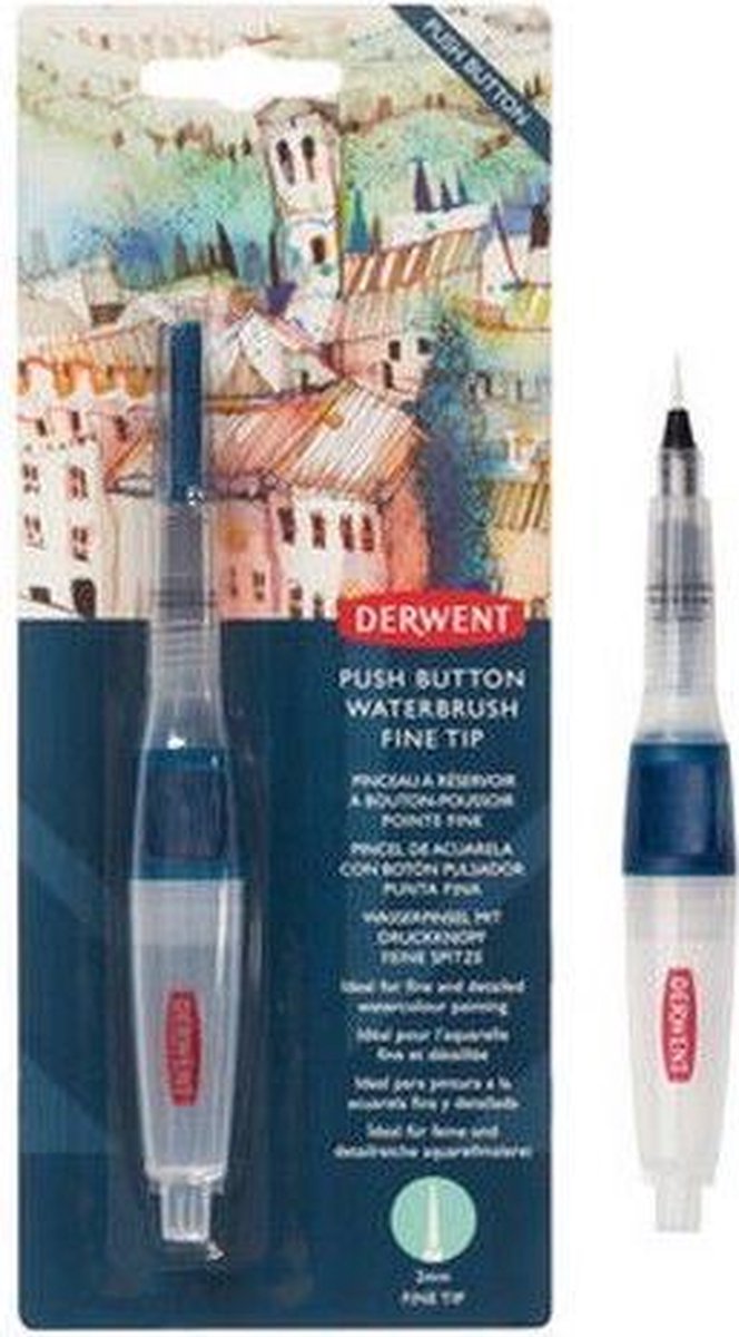   Push Button Waterbrush Fine 2 mm