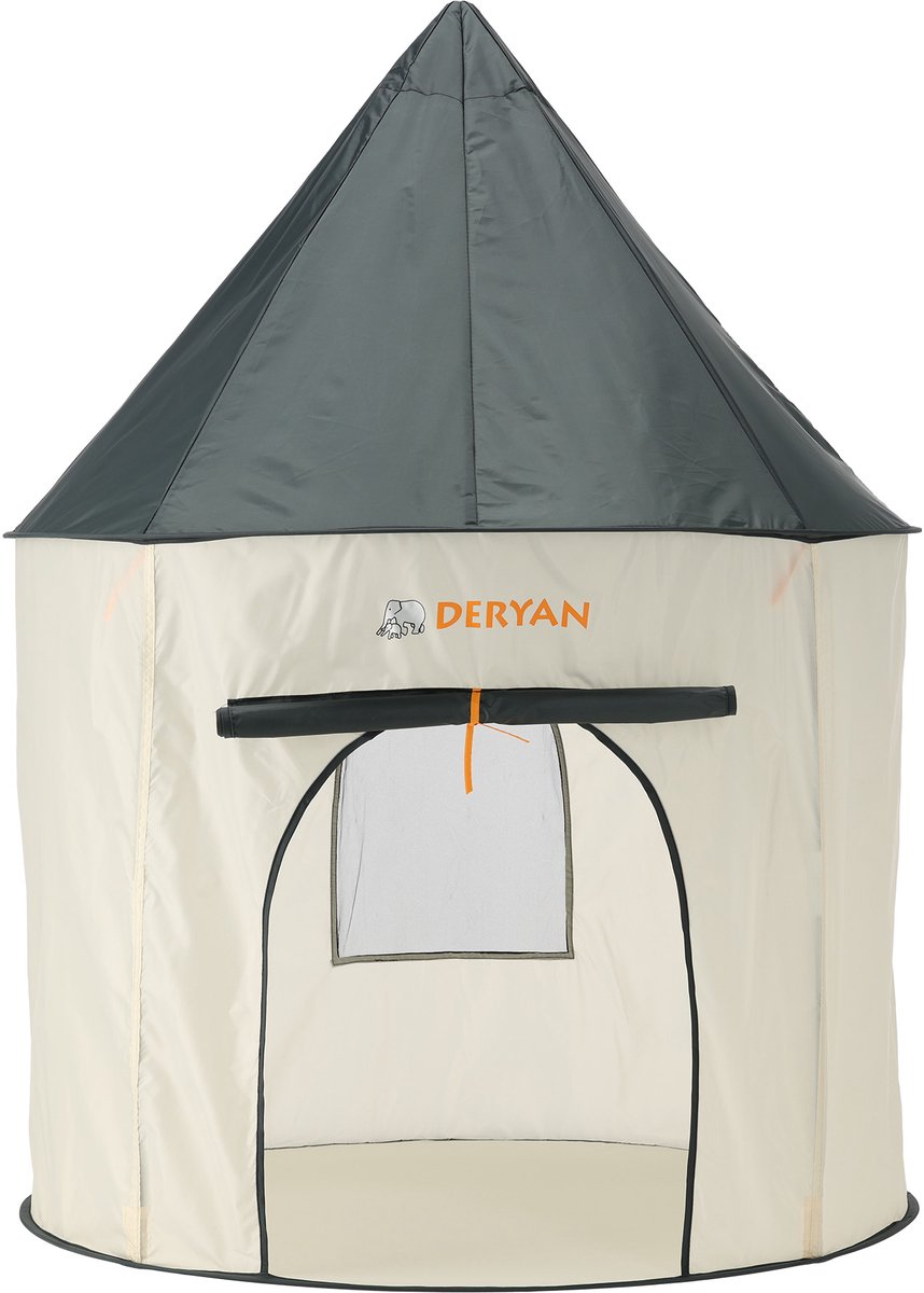 Deryan XL Luxe speeltent - Speelkasteel - Cream