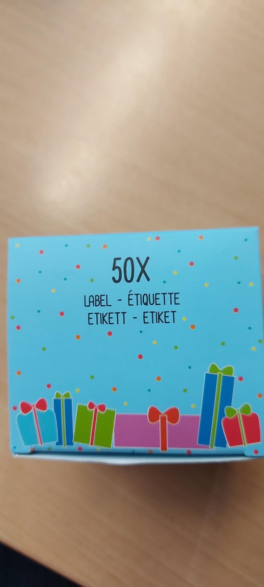 50 Sinterklaas sticker op rol
