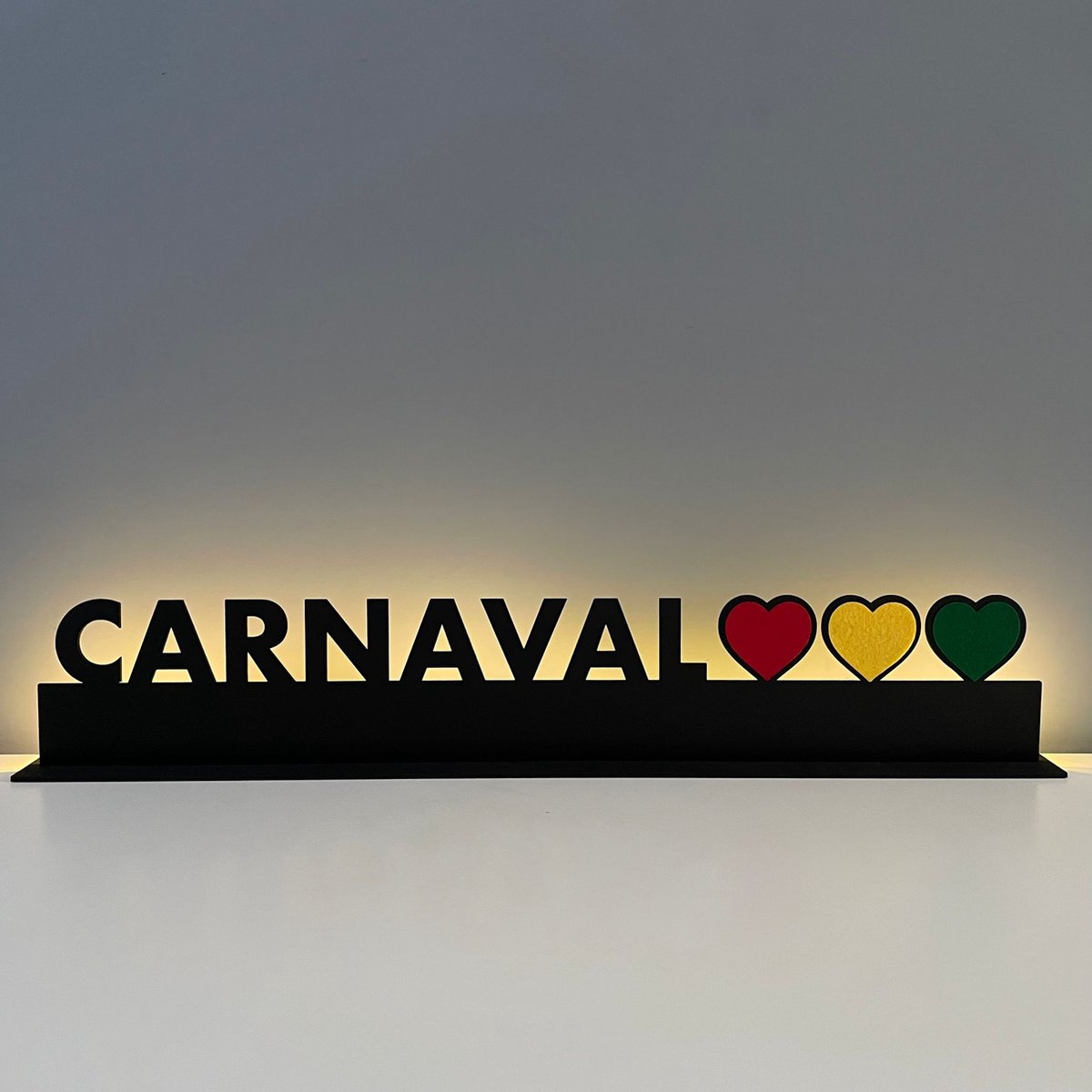 Skyline Carnavalshartjes Rood Geel Groen - Carnaval - Vastelaovend - Carnaval decoratie - Carnaval accessoires - Carnaval versiering - Limburg