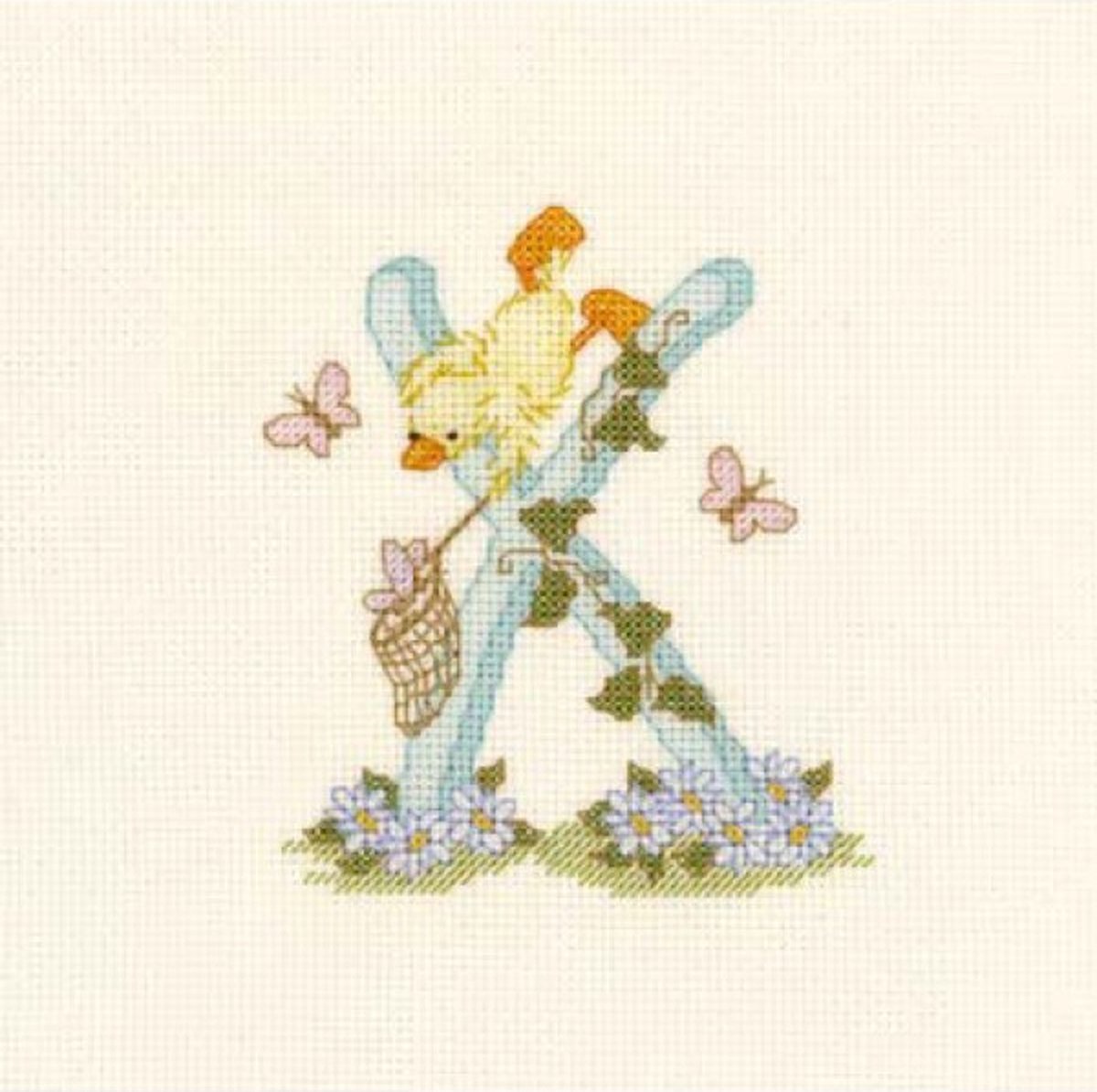 Borduurpakket - Letter X - Soufflés X