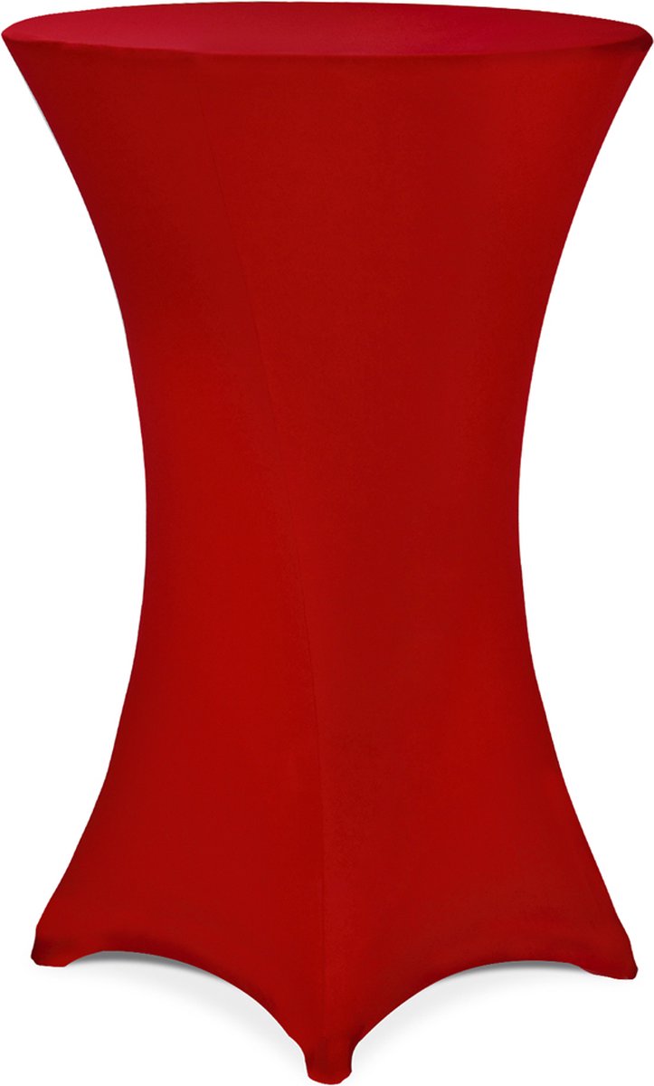 Statafelrok – 5 Stuks Ø 60-65cm Stretch - Bordeaux Rood